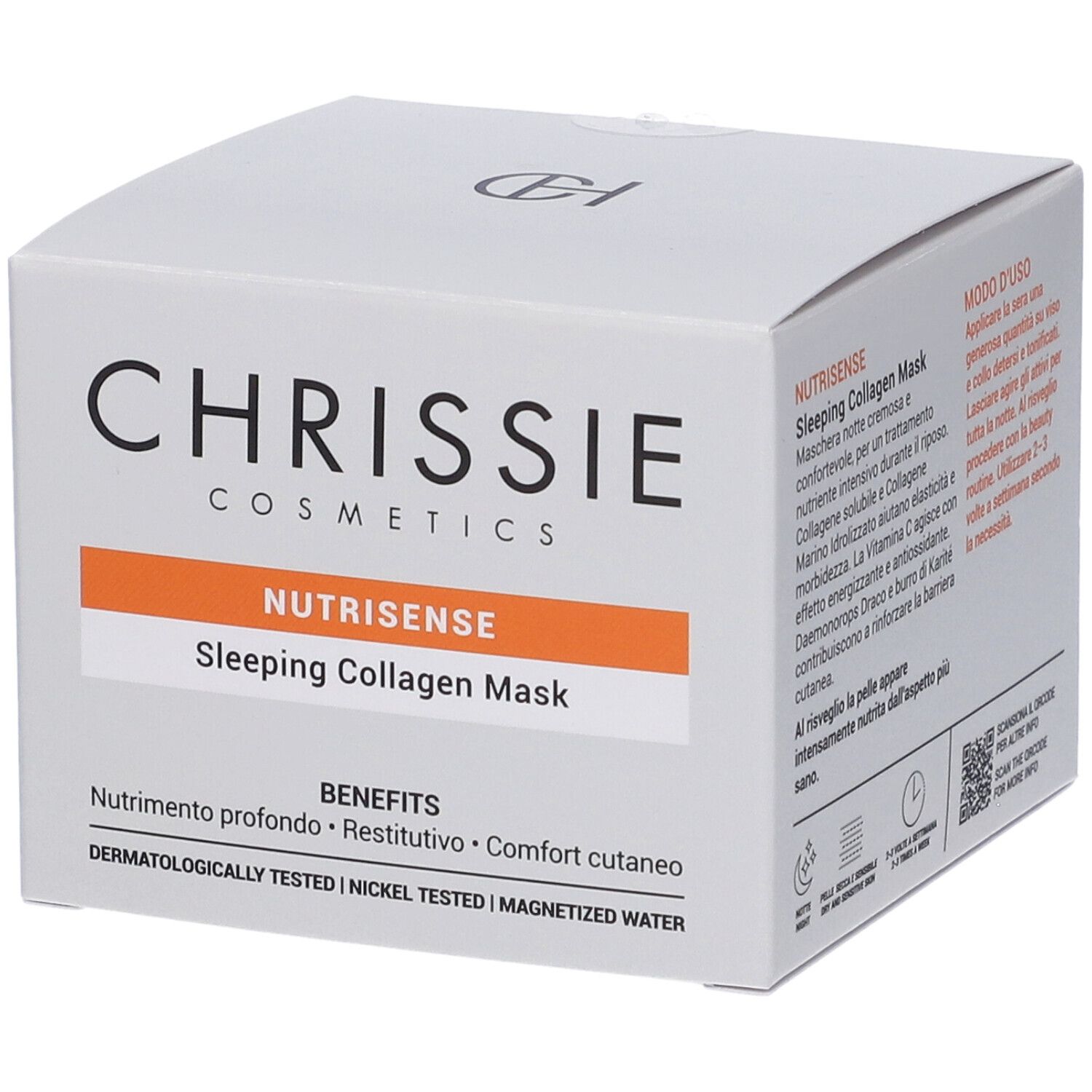 Chrissie Cosmetics Maschera Viso Nutrisense Sleeping Collagen