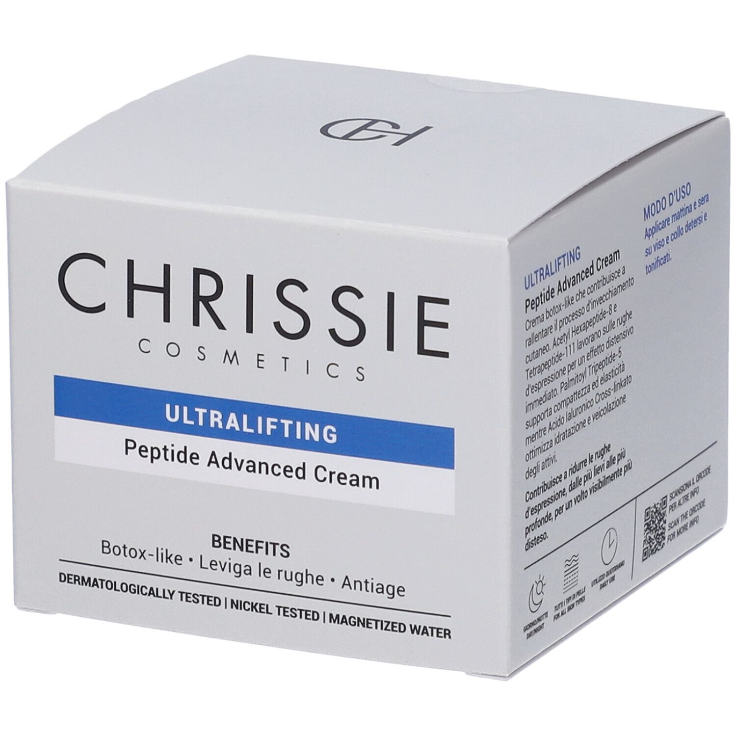 Chrissie Cosmetics Crema Viso Ultralifting Peptide Advanced