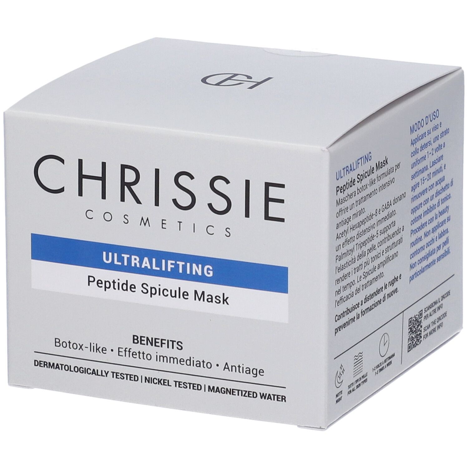 Chrissie Cosmetics Maschera Viso Ultralifting Peptide Spicule