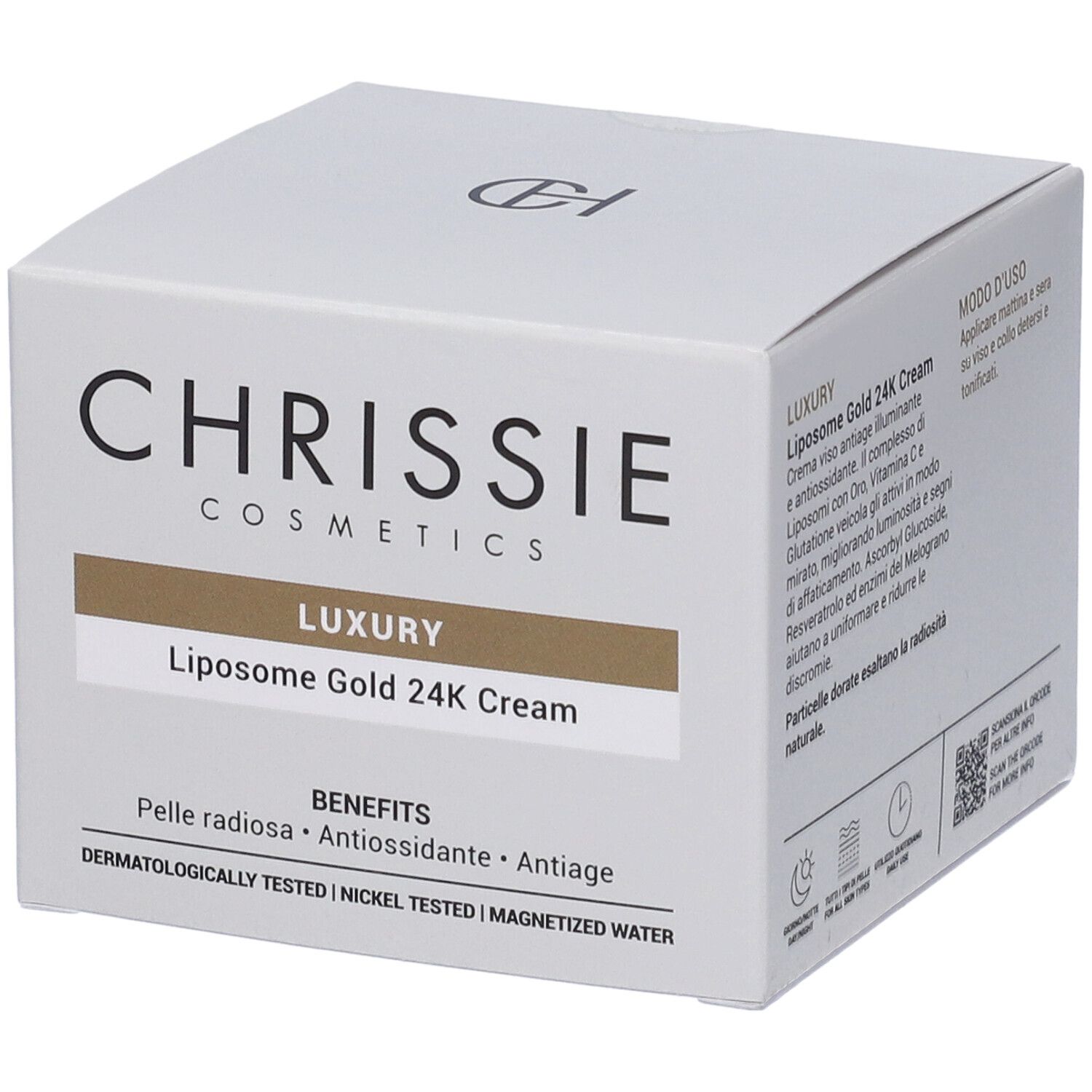 Chrissie Cosmetics Crema Viso Luxury Liposome Gold 24K