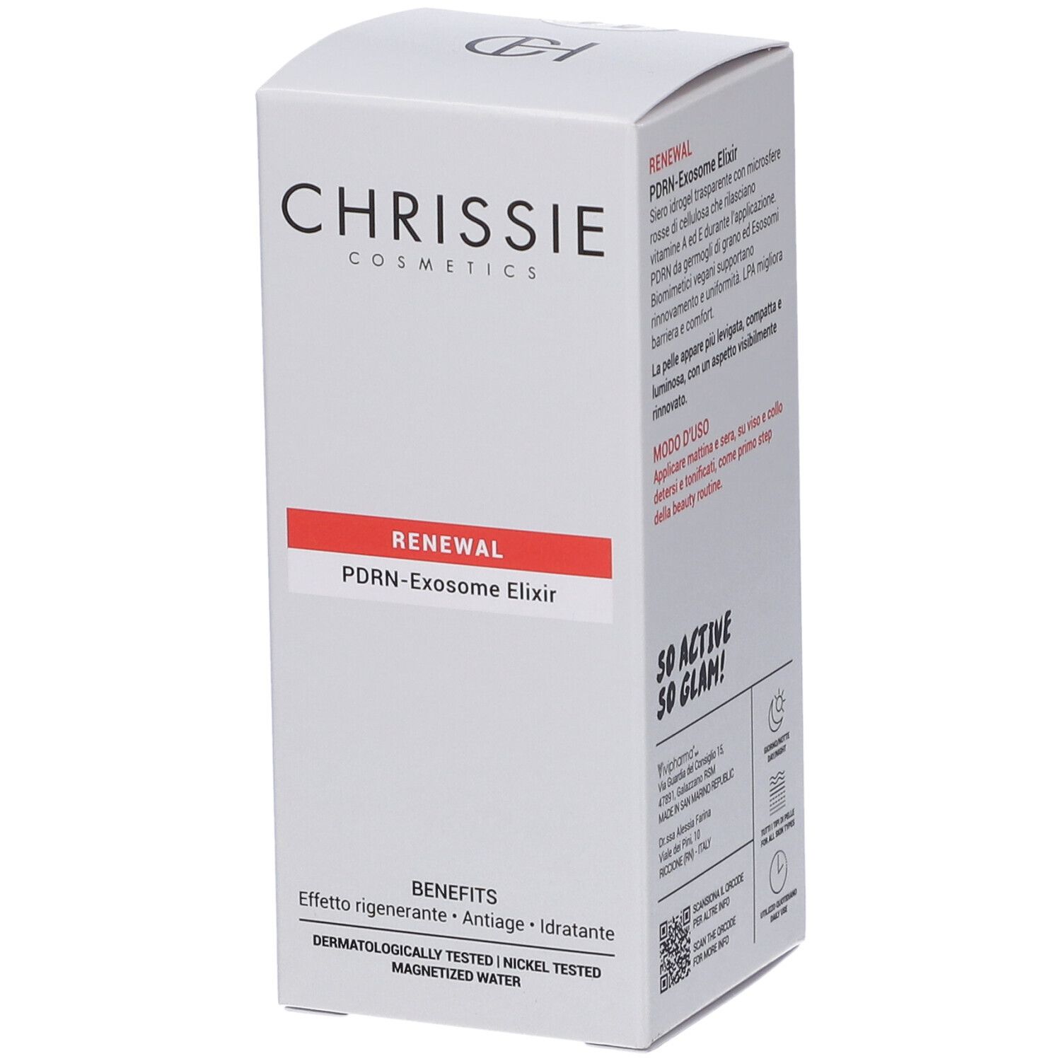 Chrissie Cosmetics Siero Viso Renewal PDRN-Exosome Elixir