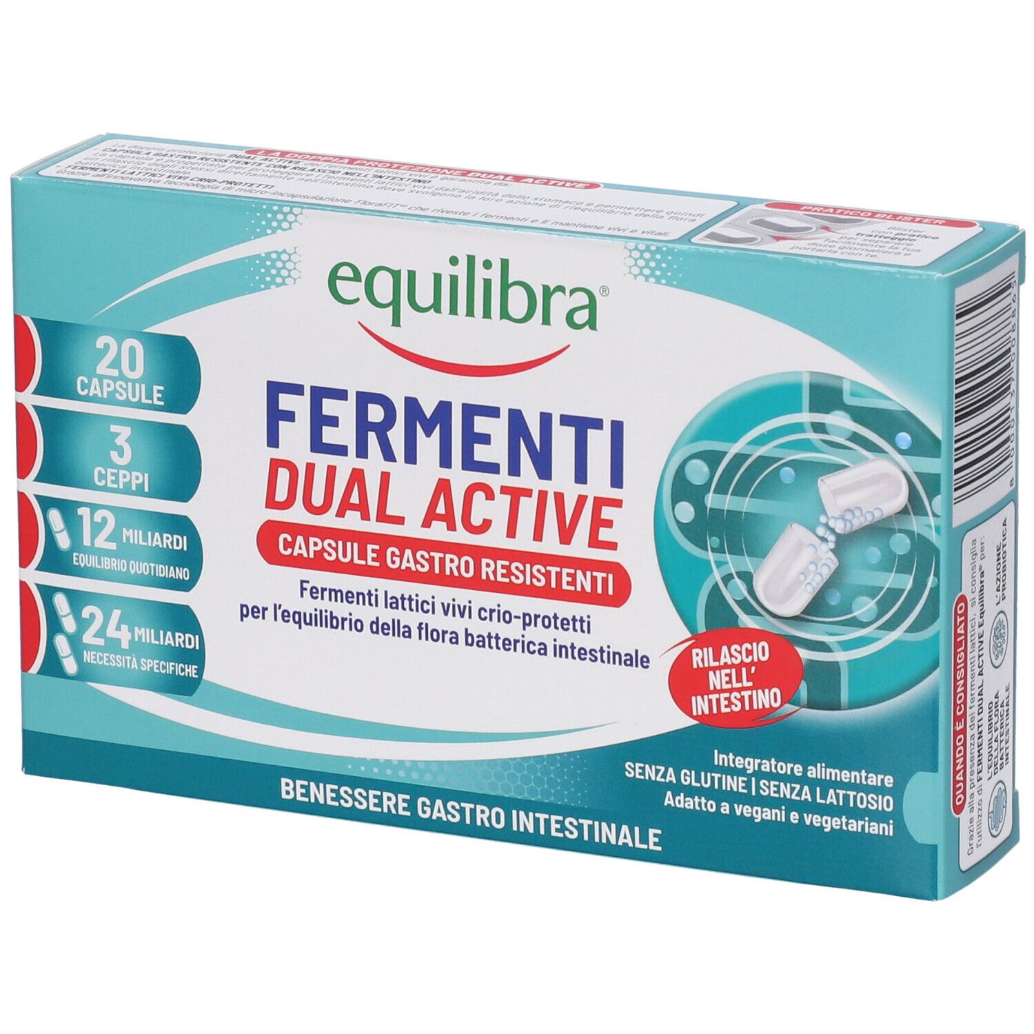 Equilibra Fermenti Dual Active Capsule Gastro Resistenti