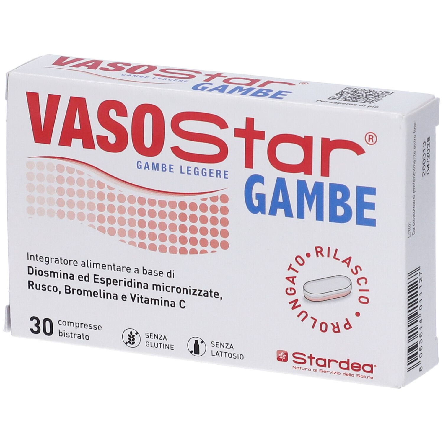 Stardea Vasostar Gambe Integratore Per Gambe Pesanti 30 Compresse - Immagine 8