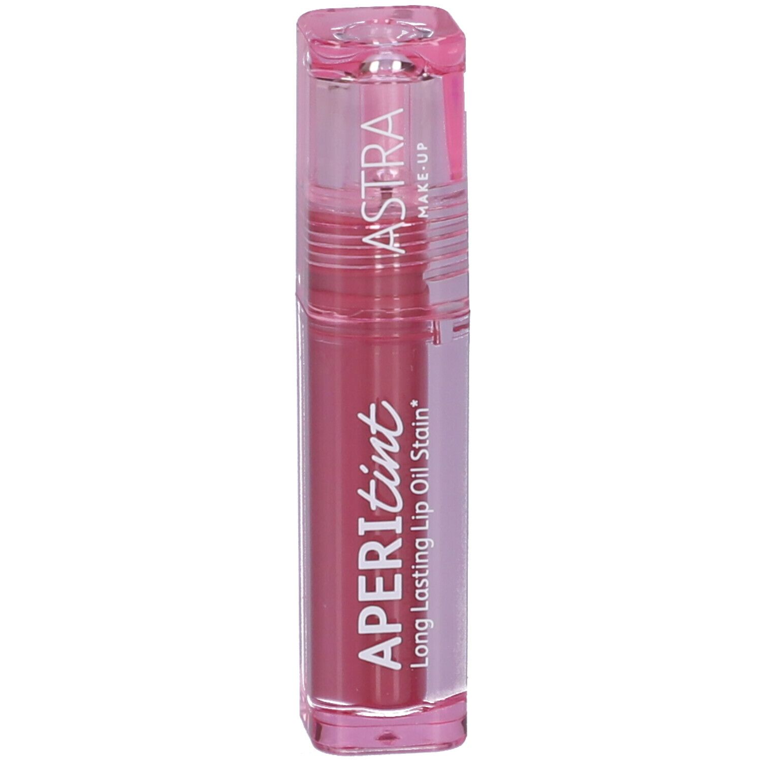 Astra Make-Up Aperitint Olio Stain Labbra, tonalità 04 Sherry, in astuccio trasparente.