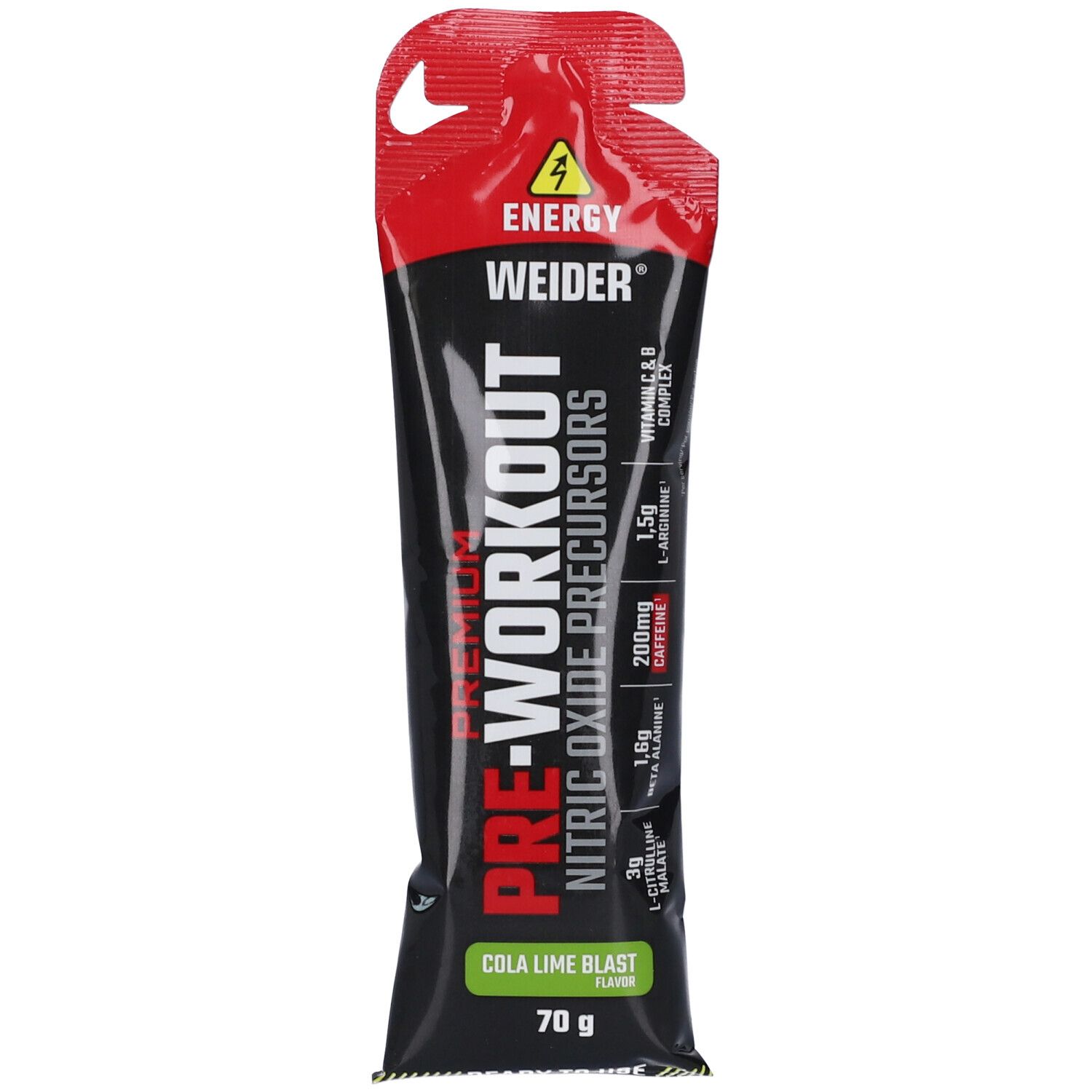 Weider Premium Pre-Workout Gel Cola Lime