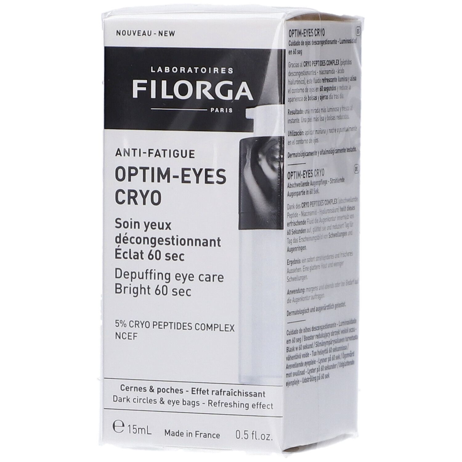 Filorga Optim-Eyes Cryo Contorno Occhi 15 Ml - Immagine 4