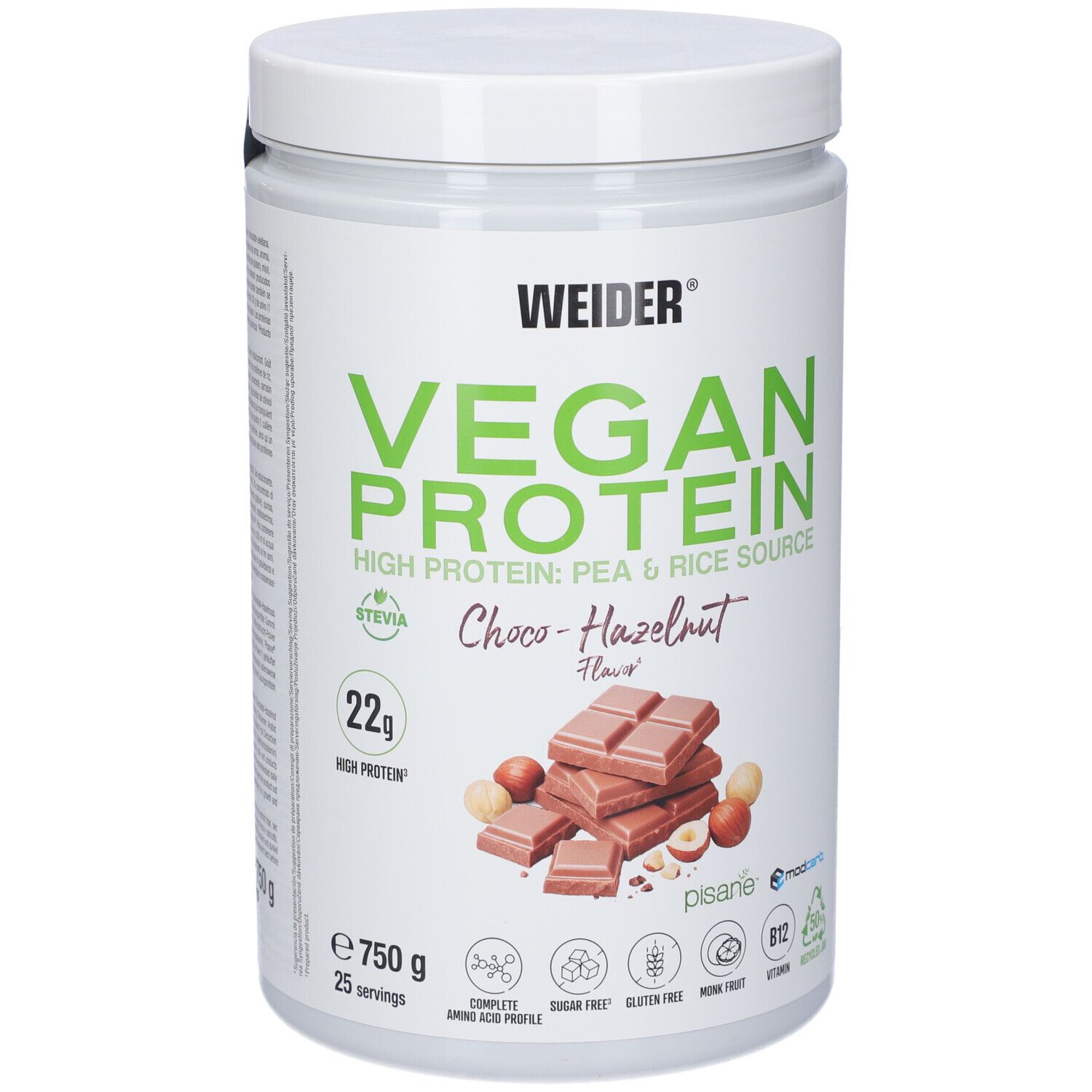 Vegan Protein Ciocco Nocciola Polvere