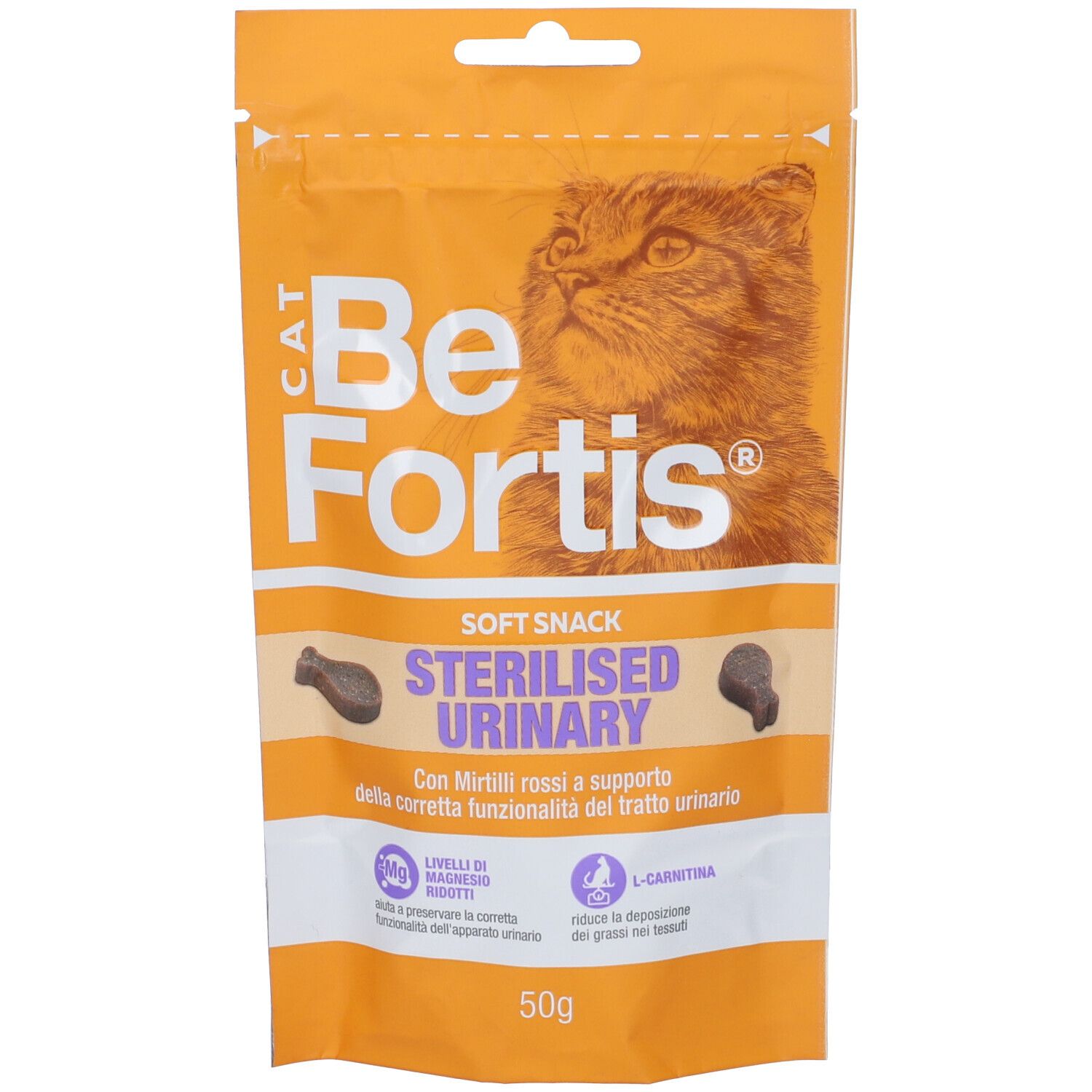 Arcaplanet Petz Health Befortis Cat Snack Soft Sterilised Urinary Gatti Sterilizzati