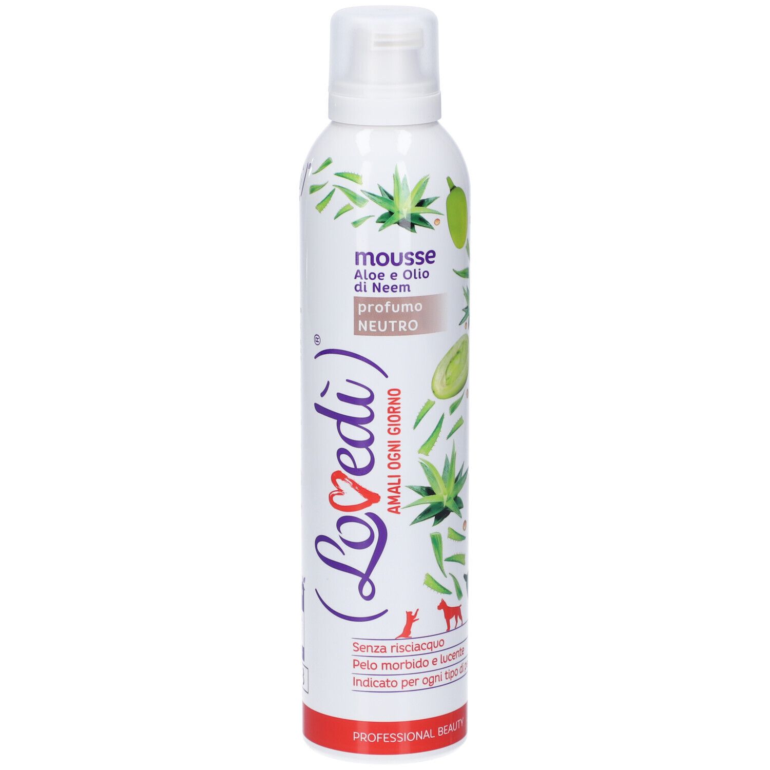Arcaplanet Petz Health Lovedi Dog Shampoo Mousse Aloe Neem Neutro