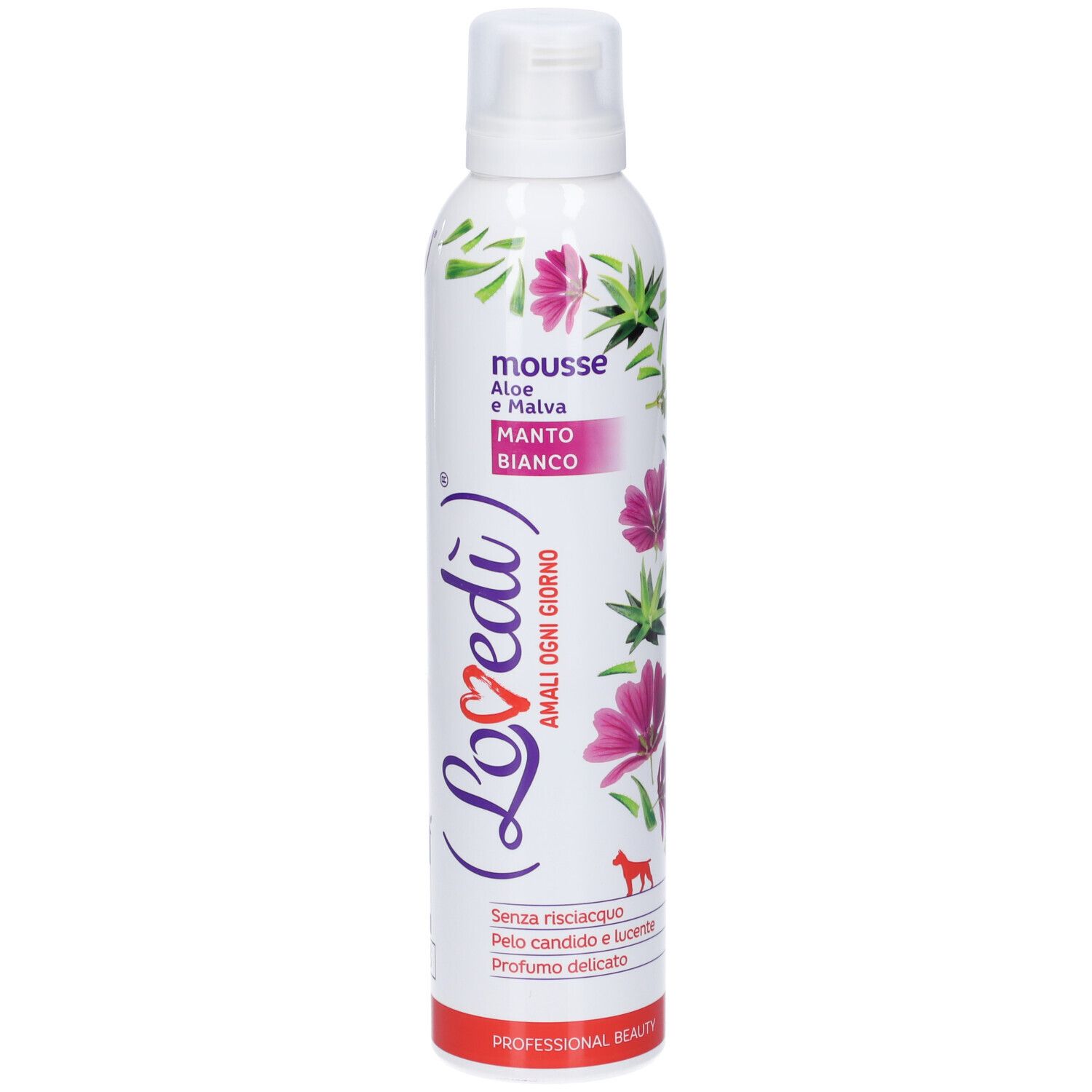 Arcaplanet Petz Health Lovedi Dog Shampoo Mousse Manti Bianchi