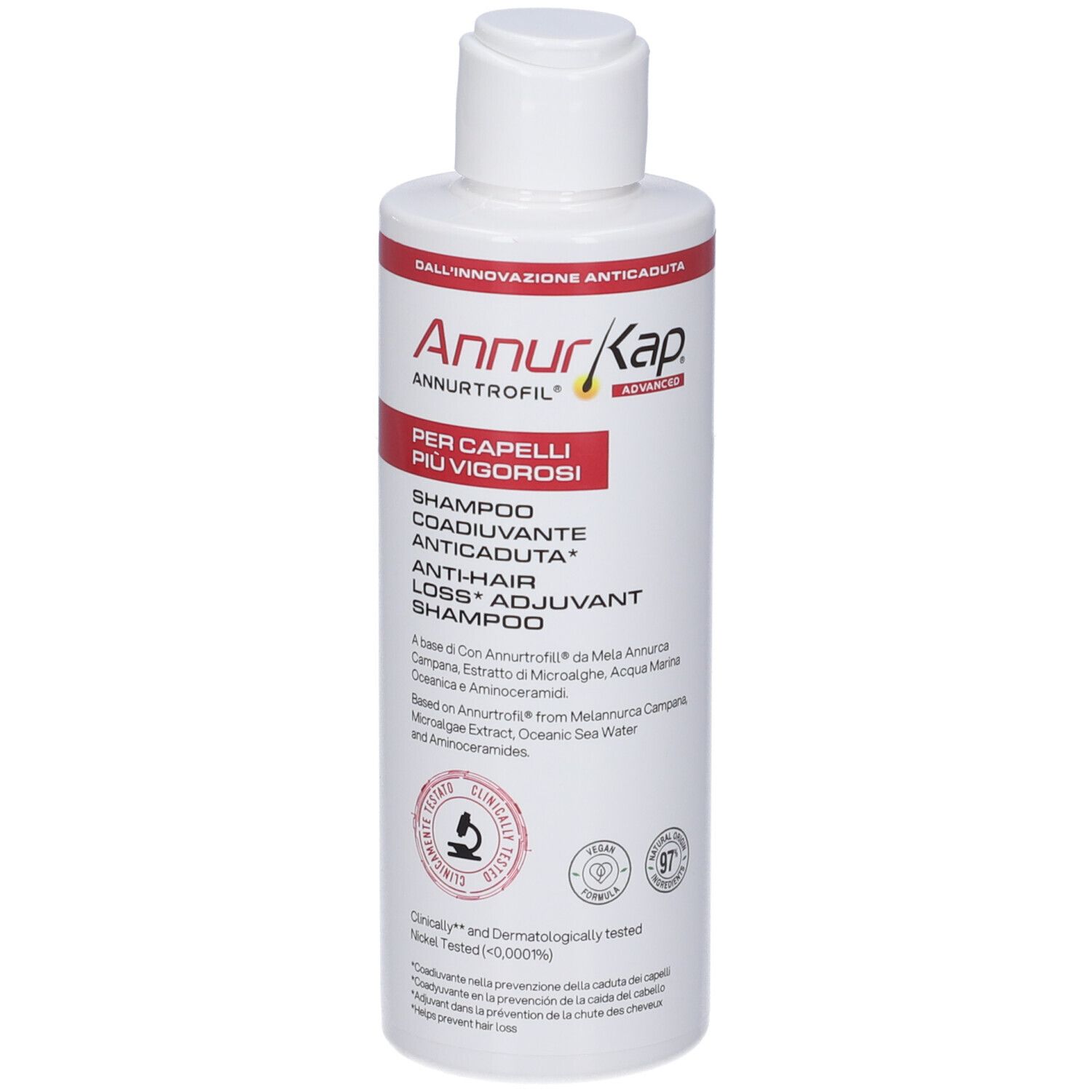 San.eco.vit. Srl Annurkap Advanced Shampoo Coadiuvante Anticaduta 200 Ml