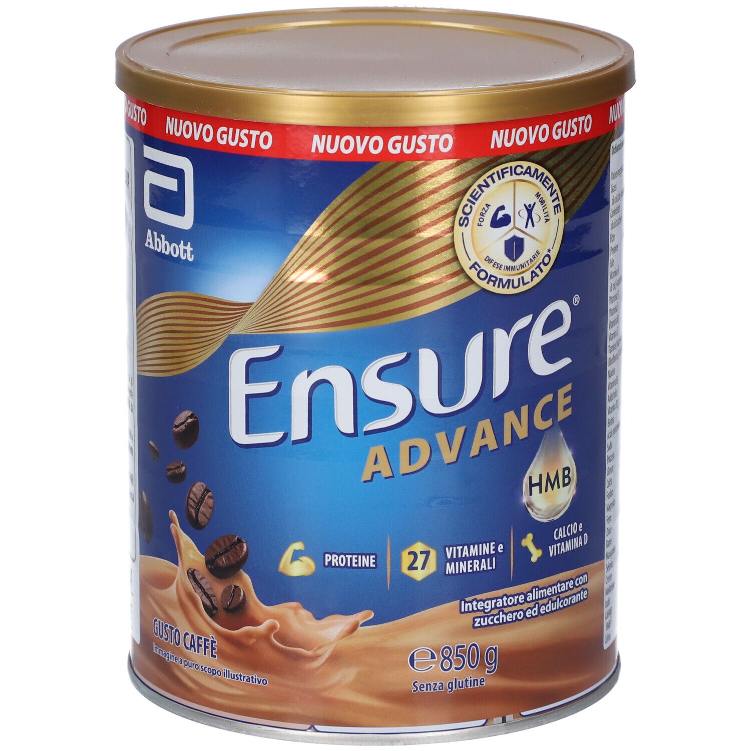 Abbott Ensure Advance Polvere Gusto Caffe'