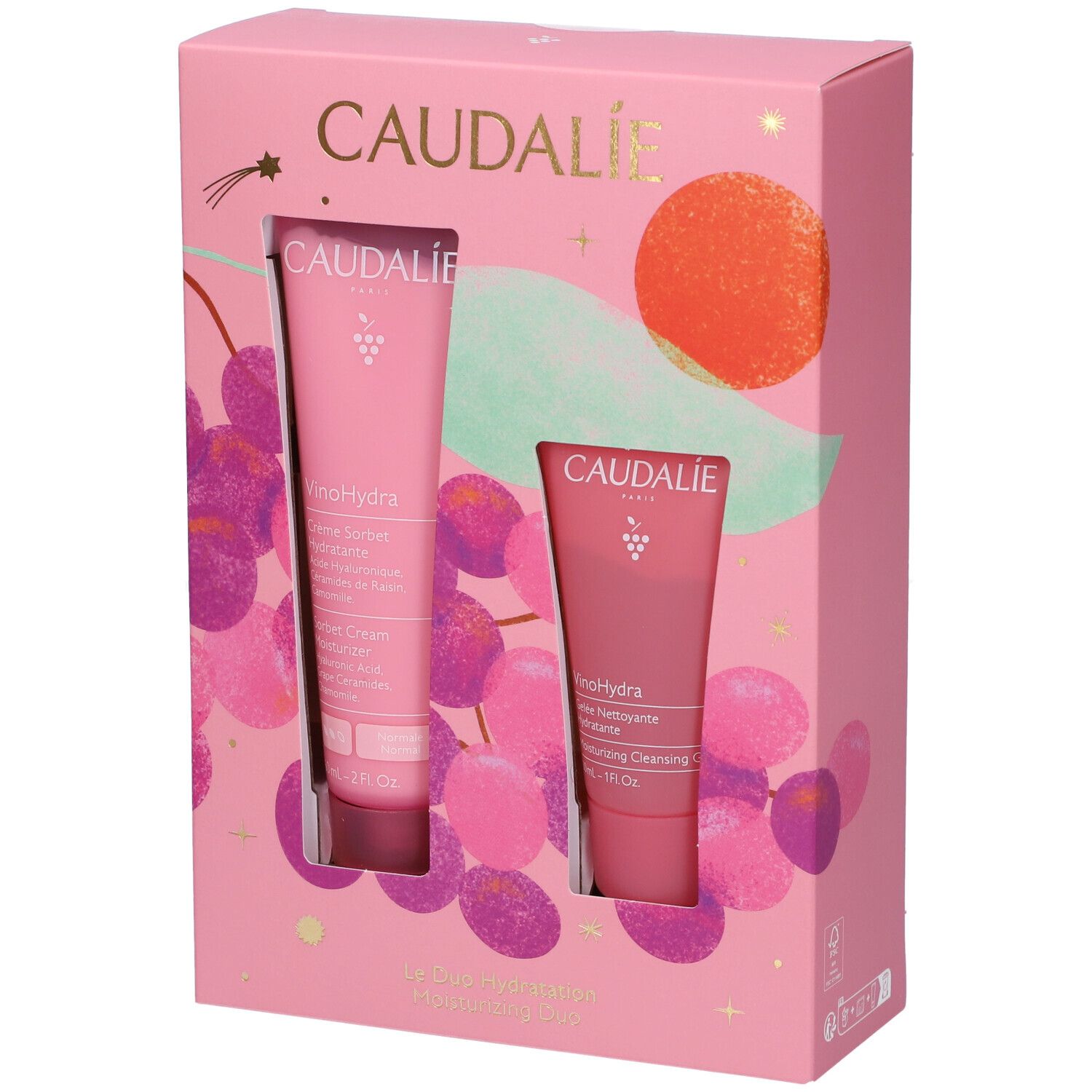 Vinohydra Cofanetto Con Crema Sorbetto Idratante + Gel Detergente Idratante In Omaggio