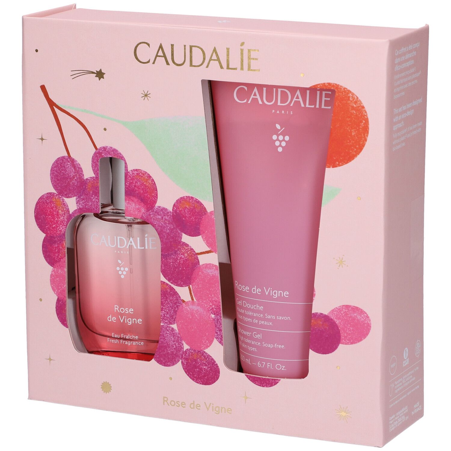 Rose De Vigne Cofanetto Con Acqua Profumata + Gel Doccia In Omaggio
