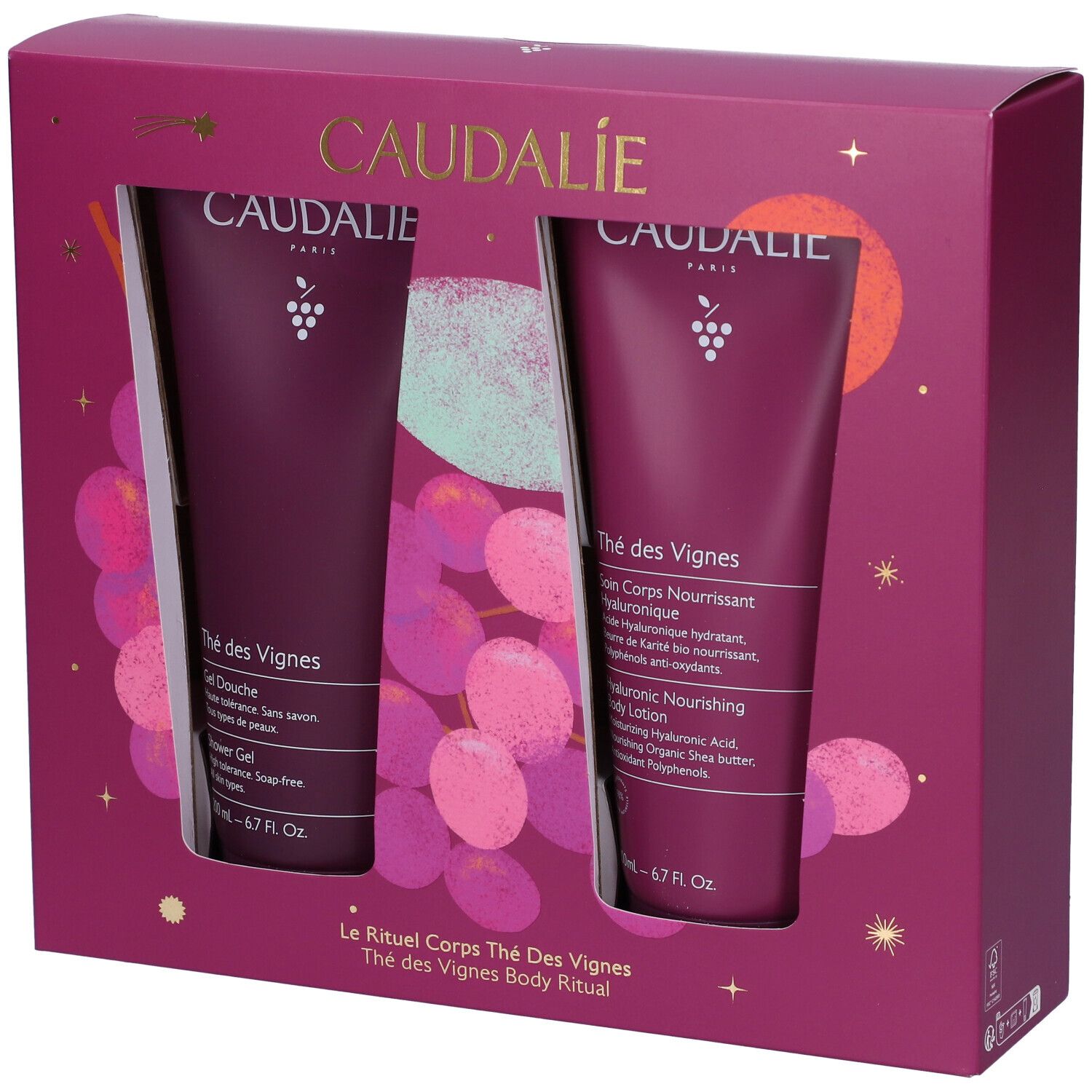 The' Des Vignes Cofanetto Con Trattamento Corpo Nutriente + Gel Doccia In Omaggio