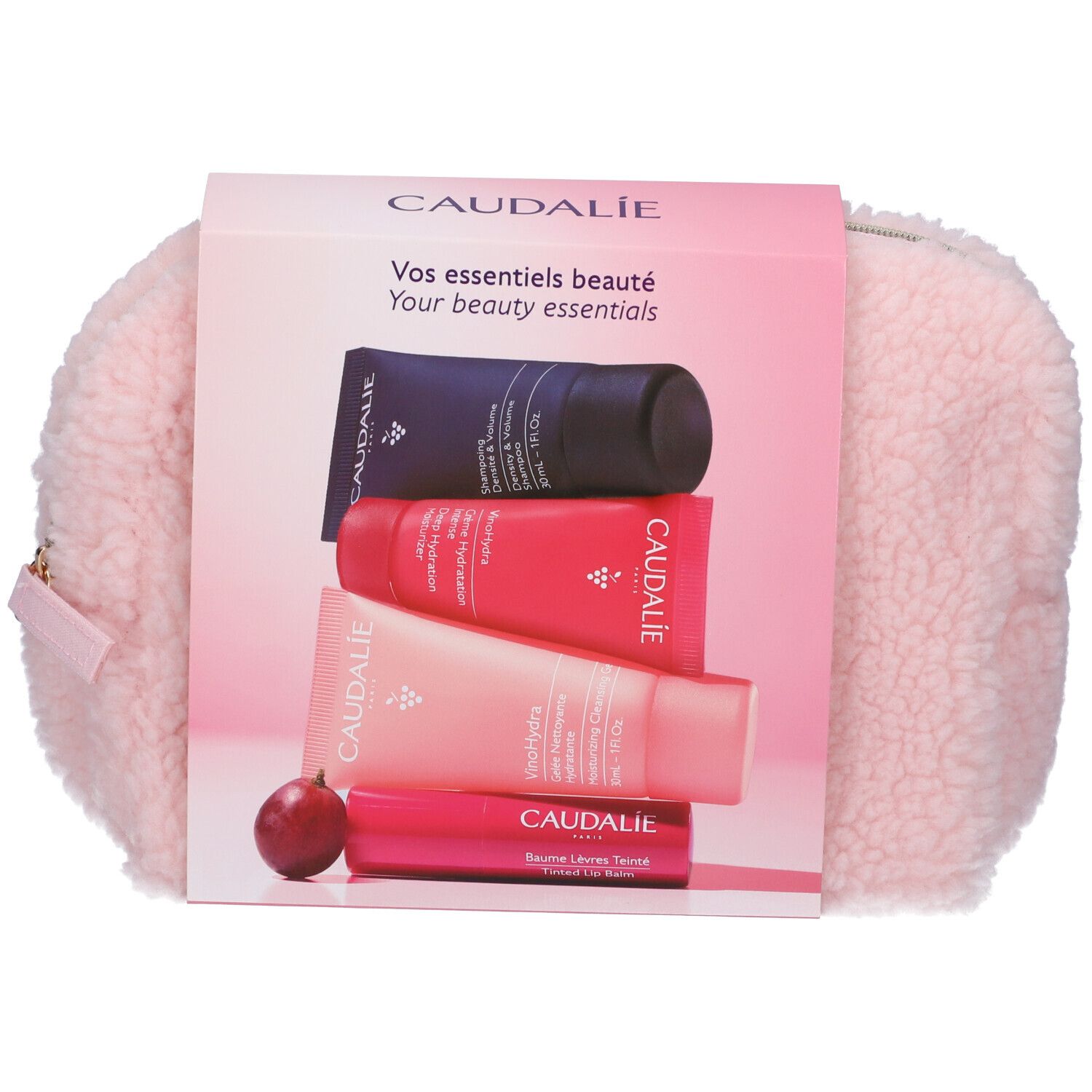 Trousse Inverno Shampoo Ridensificante&Volumizzante + Vinohydra Gel Detergente Omaggio + Vinohydra Idratazione Intensa Omaggio + Trattamento Labbra Colorato