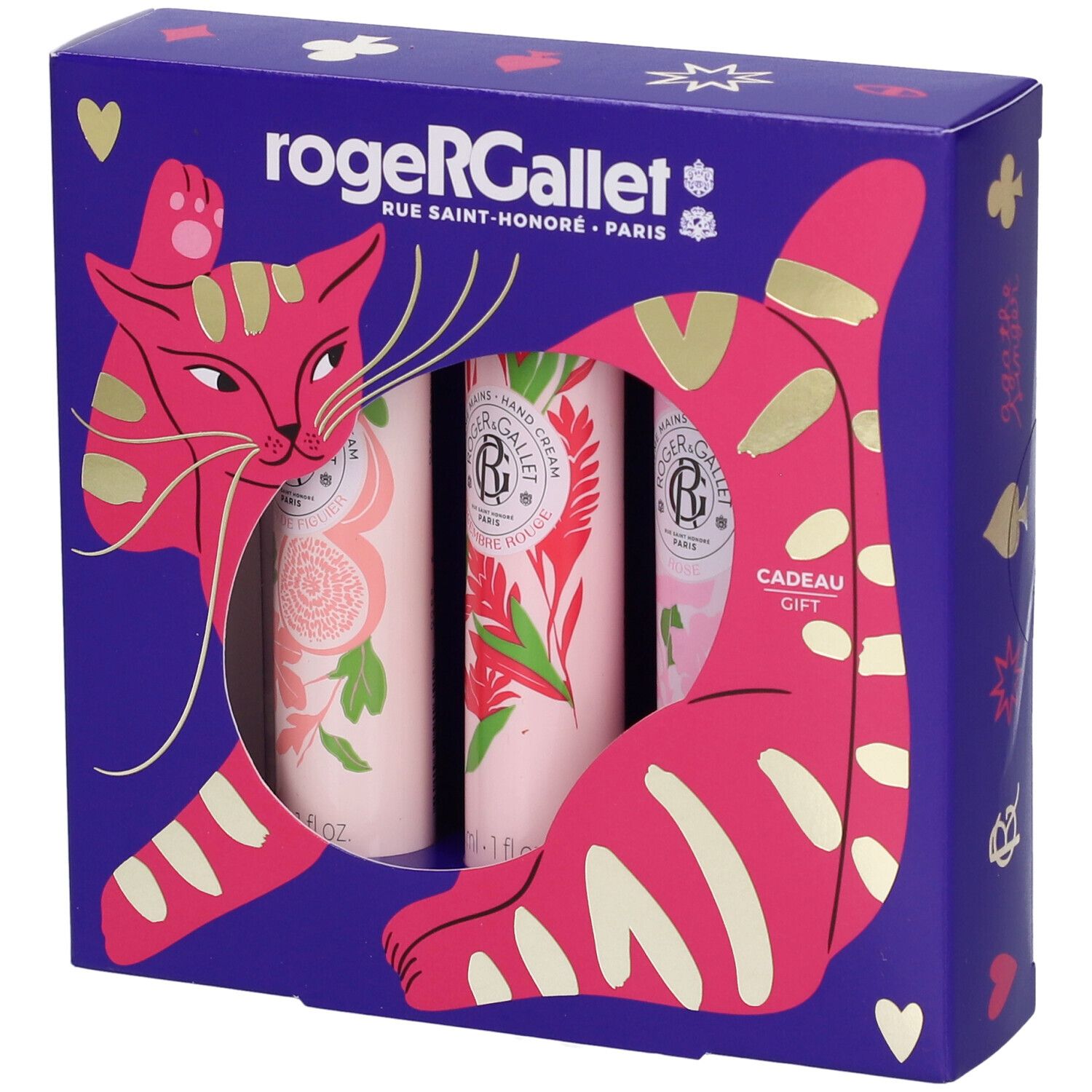 Roger&Gallet Set Natale Trio Crema Mani Fleur De Figuier/Gingembre Rouge/Rose