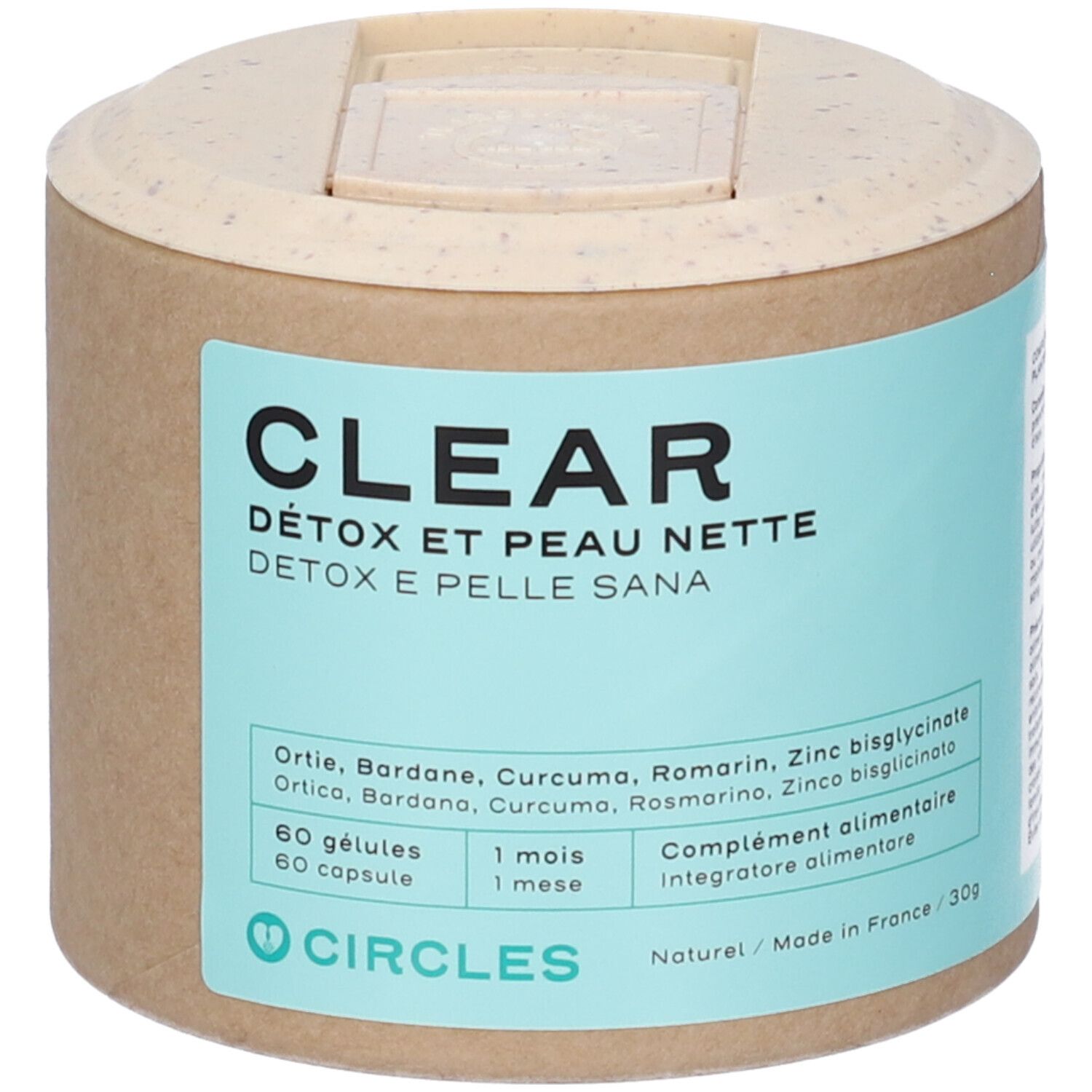 Circles Clear Capsule