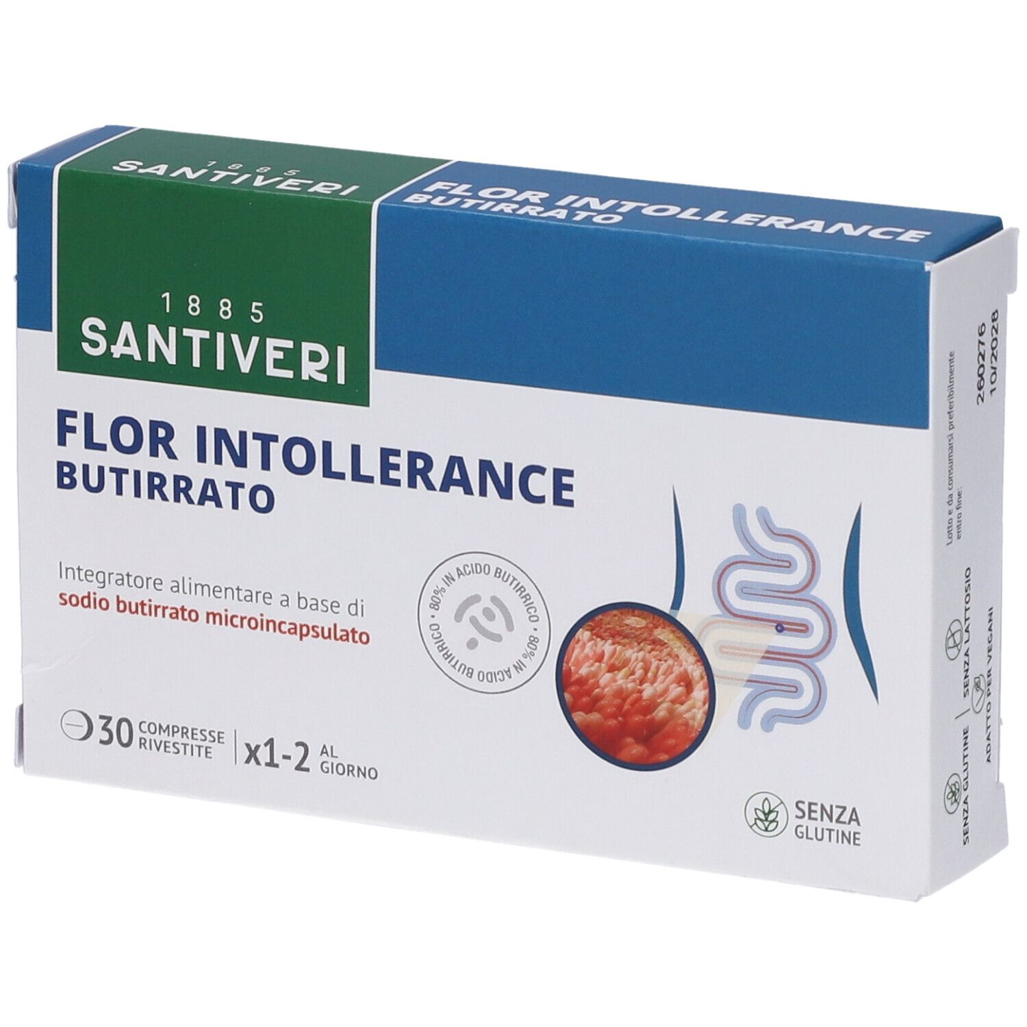 Santiveri Sa Flor Intollerance Butirrato Compresse Rivestite 31,06 G Rivestite Con Film Bambino