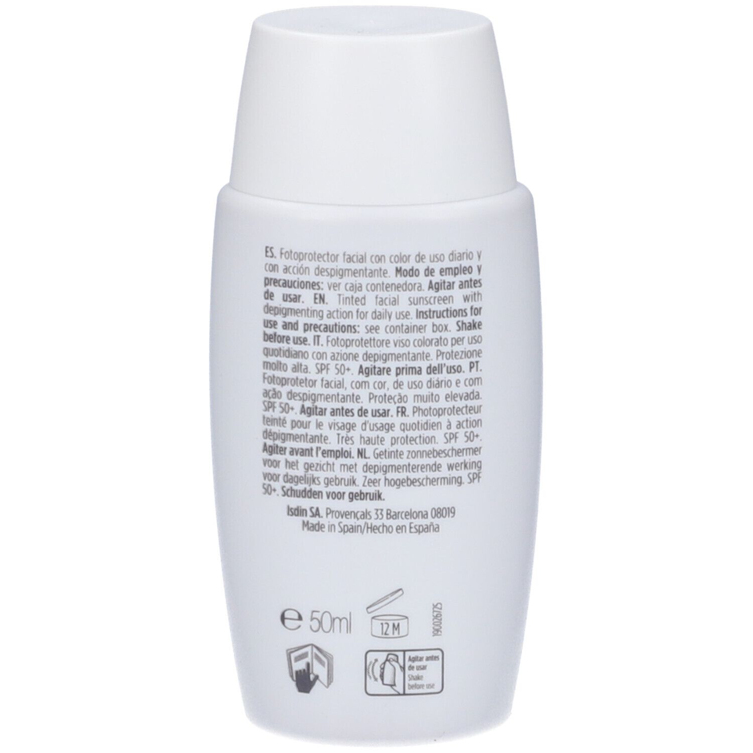 Isdin Blu Active Unify Color Spf50+ Fotoprotettore Viso Colorato Depigmentante 50 Ml - Immagine 4