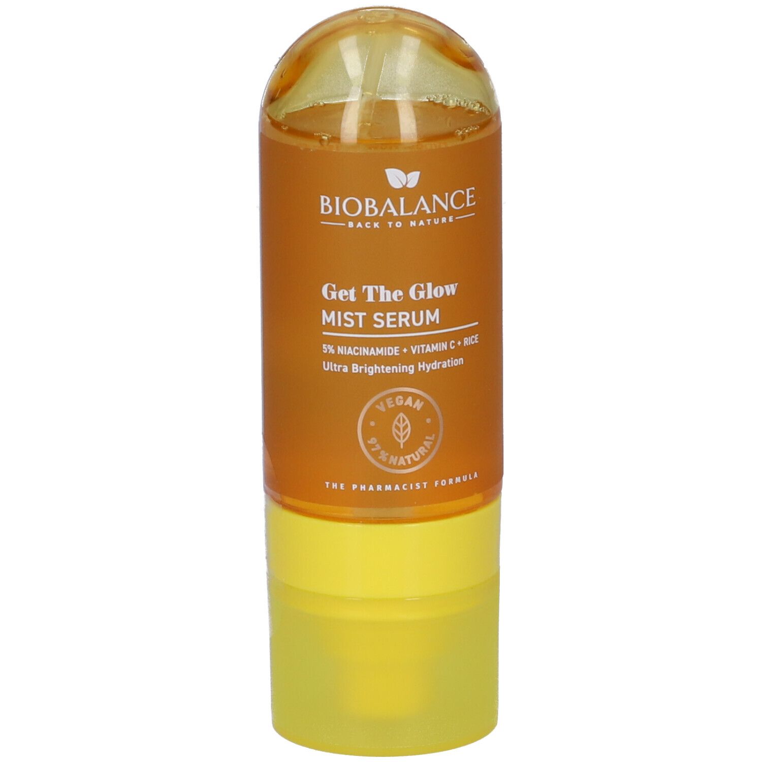 Biobalance Bio Balance Get The Glow Mist Serum Siero Spray Viso Con Niacinamide 5% E Vitamina C 80 Ml