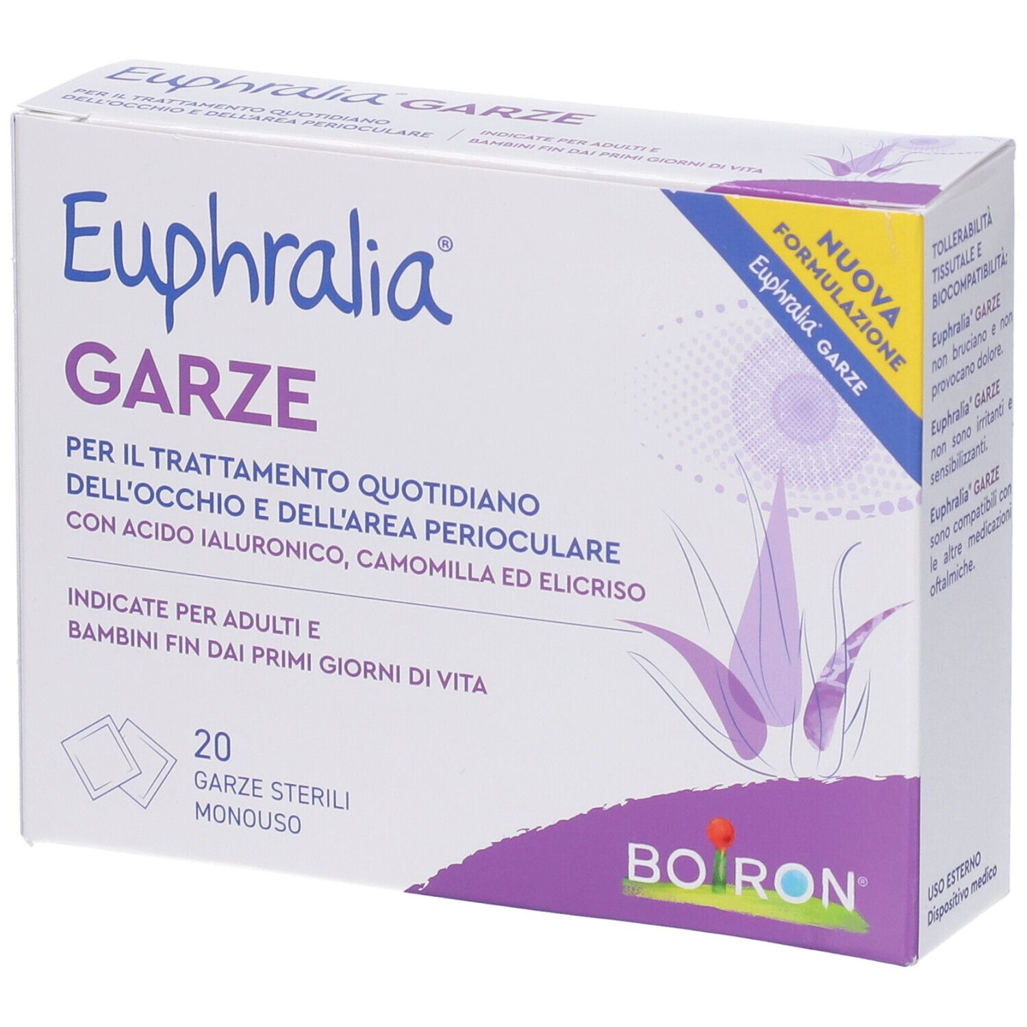 Euphralia Garze Oftalmiche Sterili 20 Pezzi 1 Pz Garza