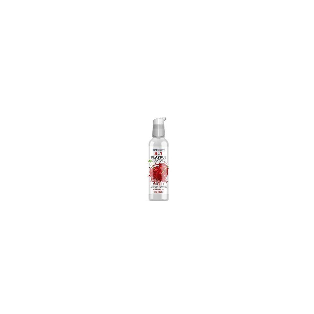 Swiss Navy - 4 In 1 Lubricant with Poppin Wild Cherry Flavor