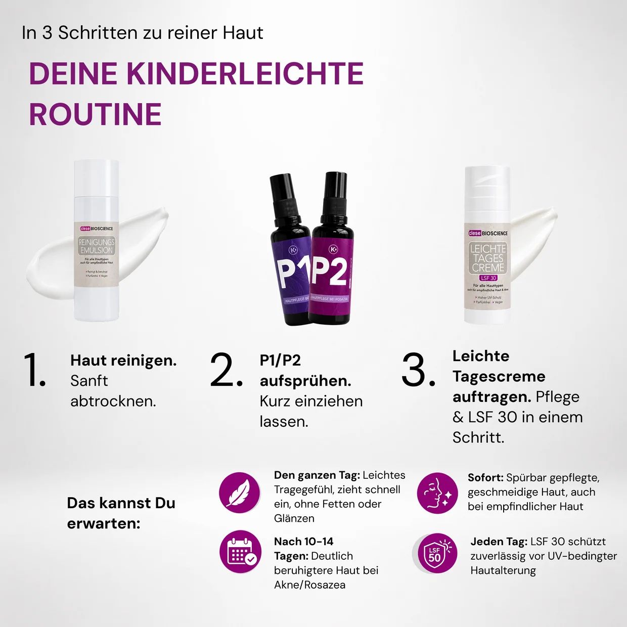 Leichte Tagescreme LSF 30