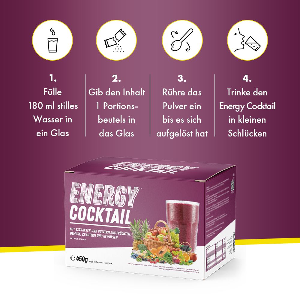 Energy Cocktail - Dein täglicher Power Cocktail