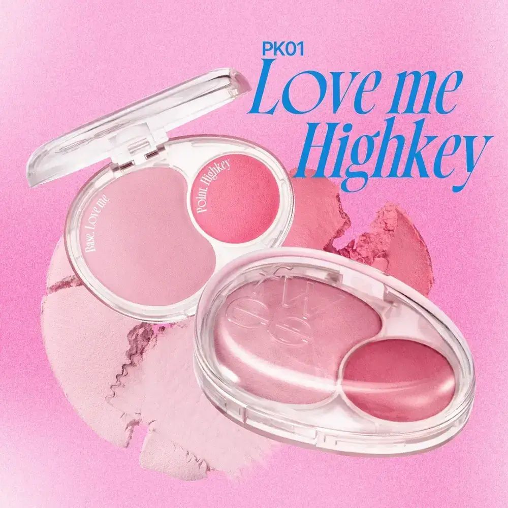 FWEE Mellow Dual Blusher PK01 Love Me Highkey – Zweifarbiger Rouge