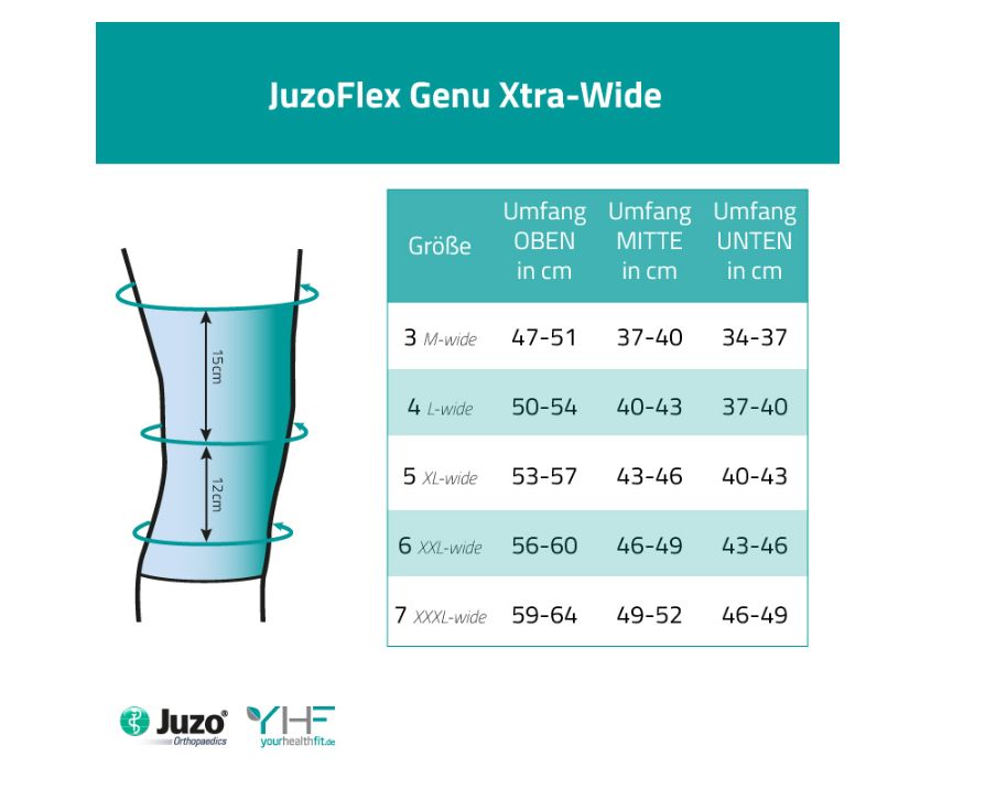 JuzoFlex® Genu Xtra-Wide Kniebandage