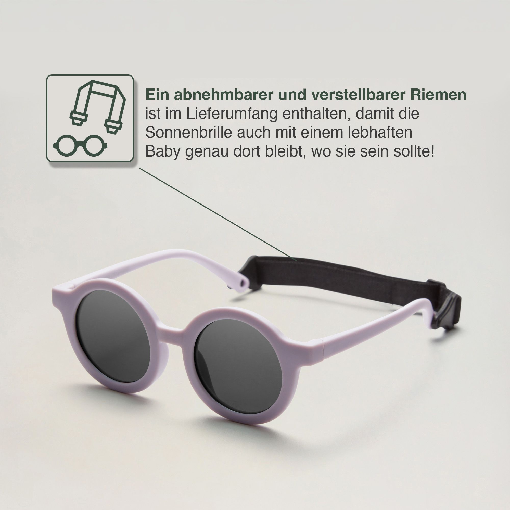 BabyMocs Biegsame Baby-Sonnenbrille