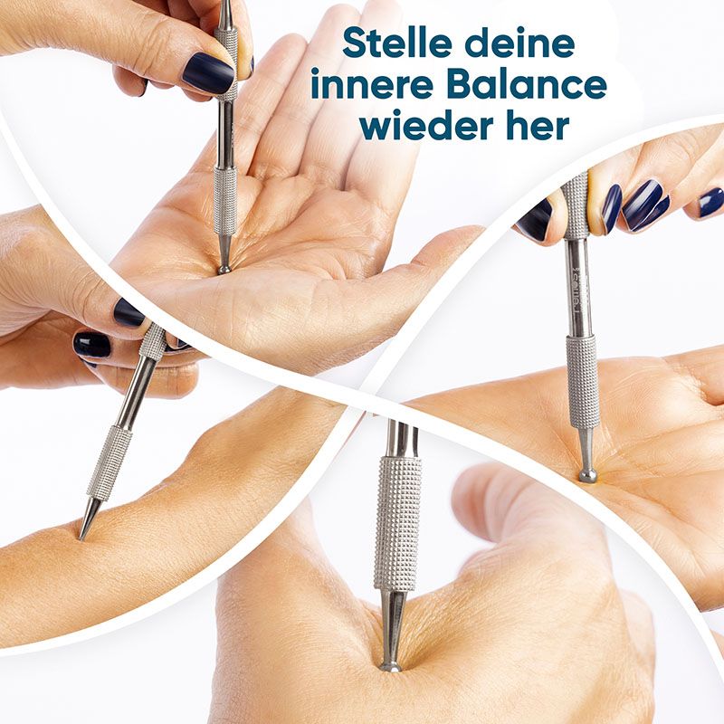 REMOS Akupressurstift, Edelstahl, Ø 2.5 / 4.5 mm, Länge 10 cm