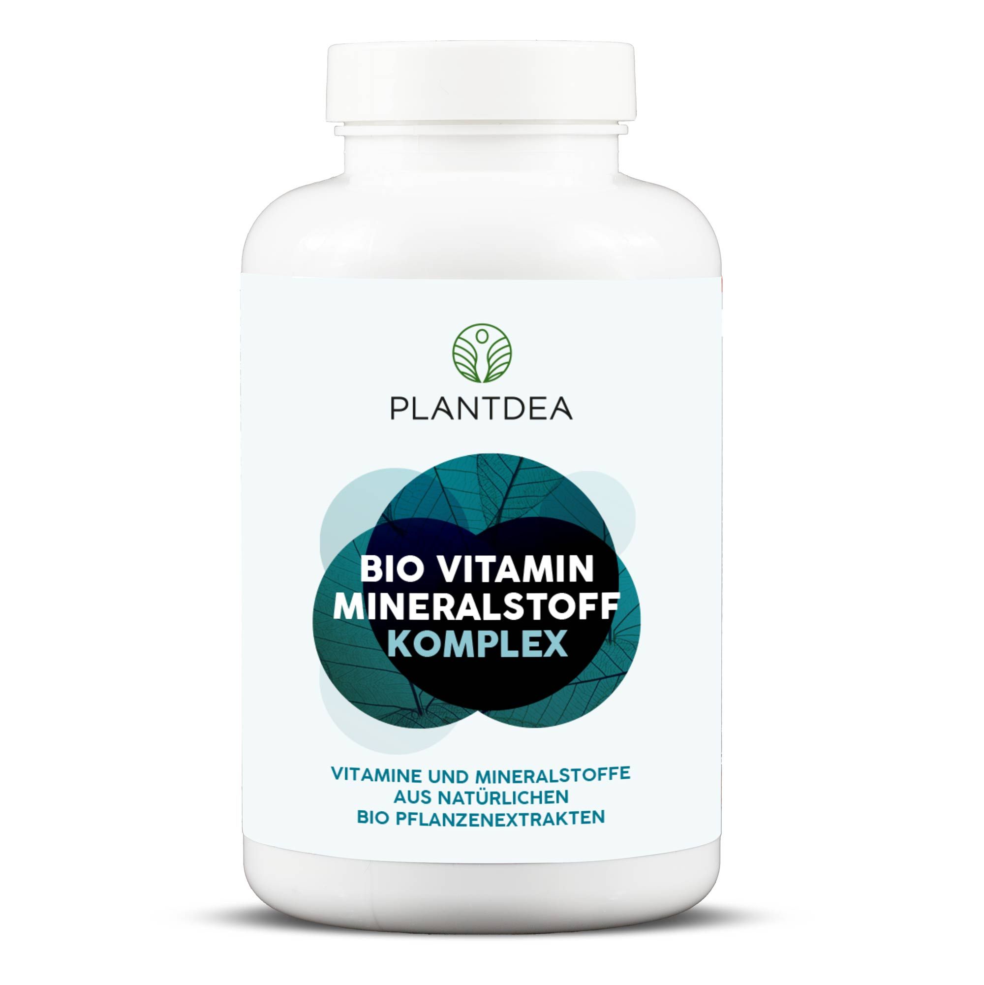 PlantDEA Bio Multivitamin Mineralstoff Komplex 60 g Kapseln