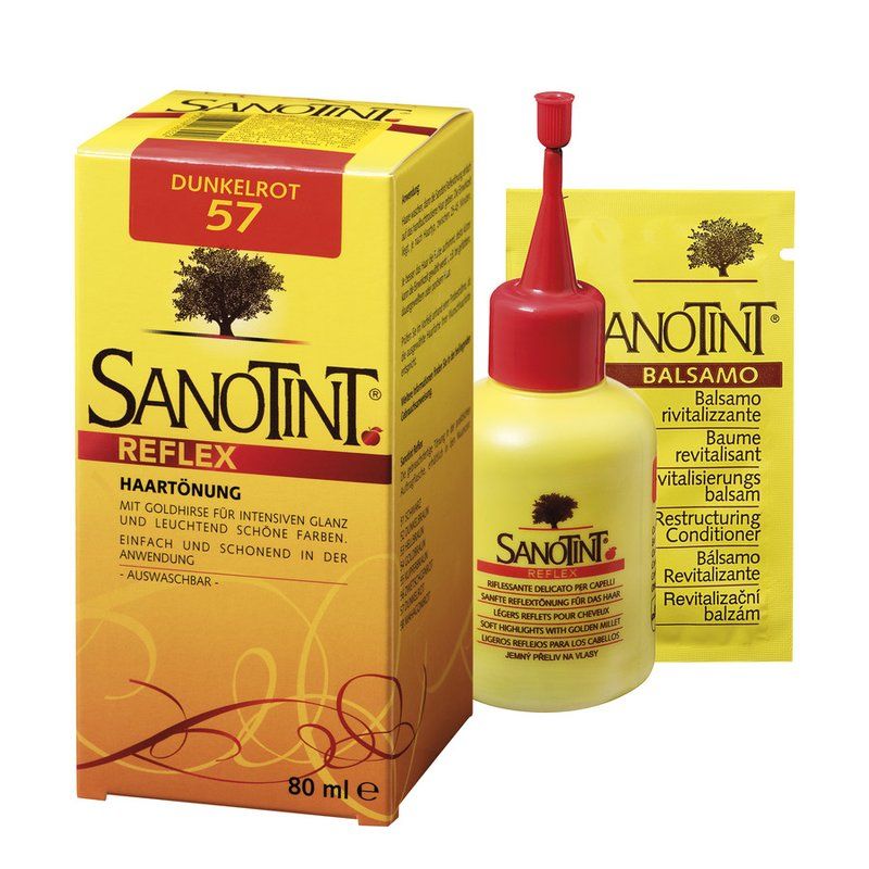 Sanotint Haartönung 57 Dunkelrot