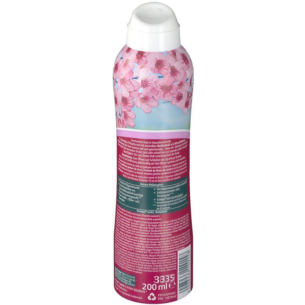 Kneipp® Sekunden-Sprühlotion Kirschblüte & Reiskeimöl