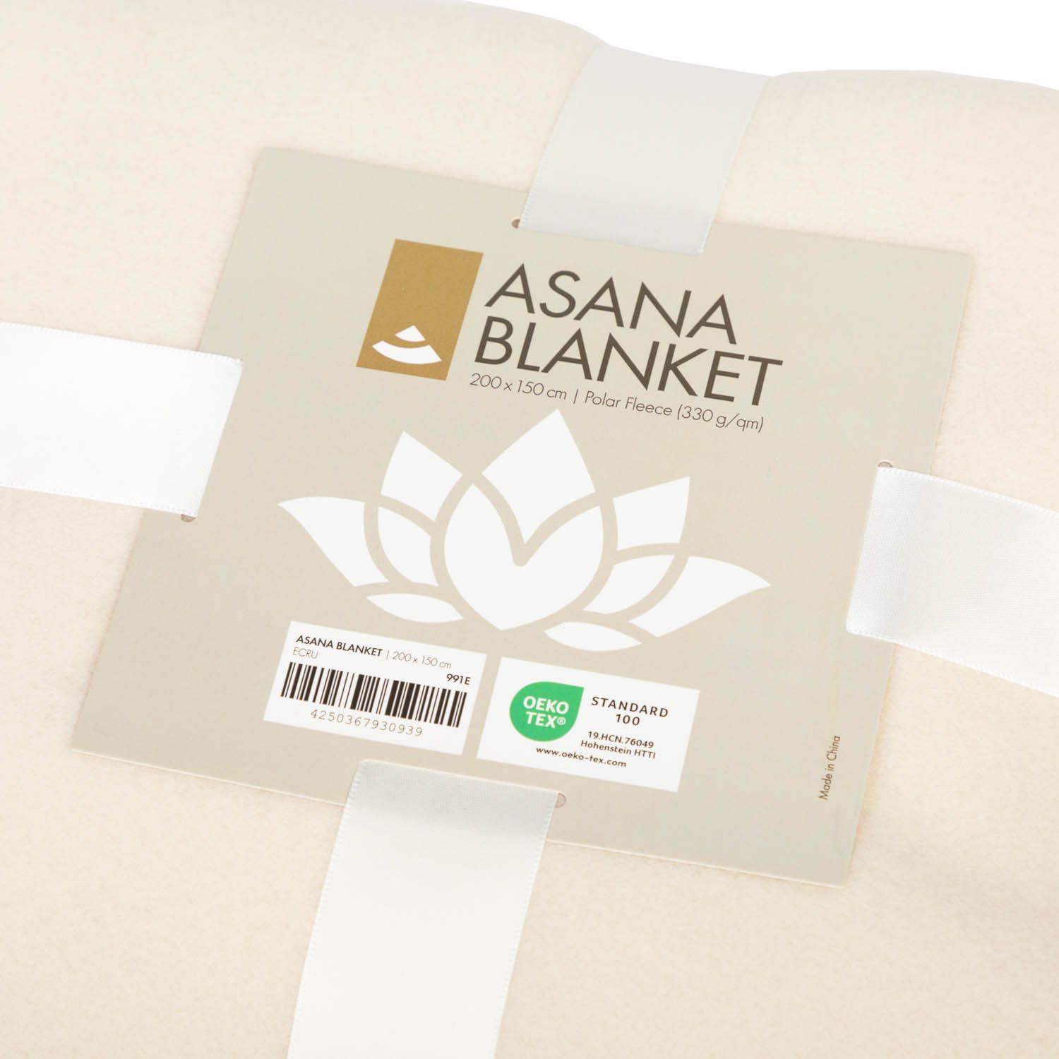 Yogadecke Asana Blanket, Fleece, Opal-beige 991-E
