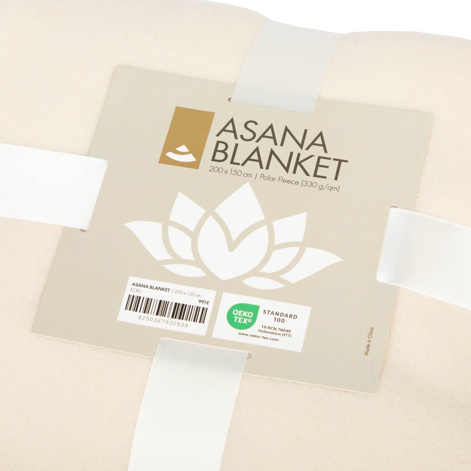 bodhi Yogadecke Asana Blanket, Fleece, Opal-beige