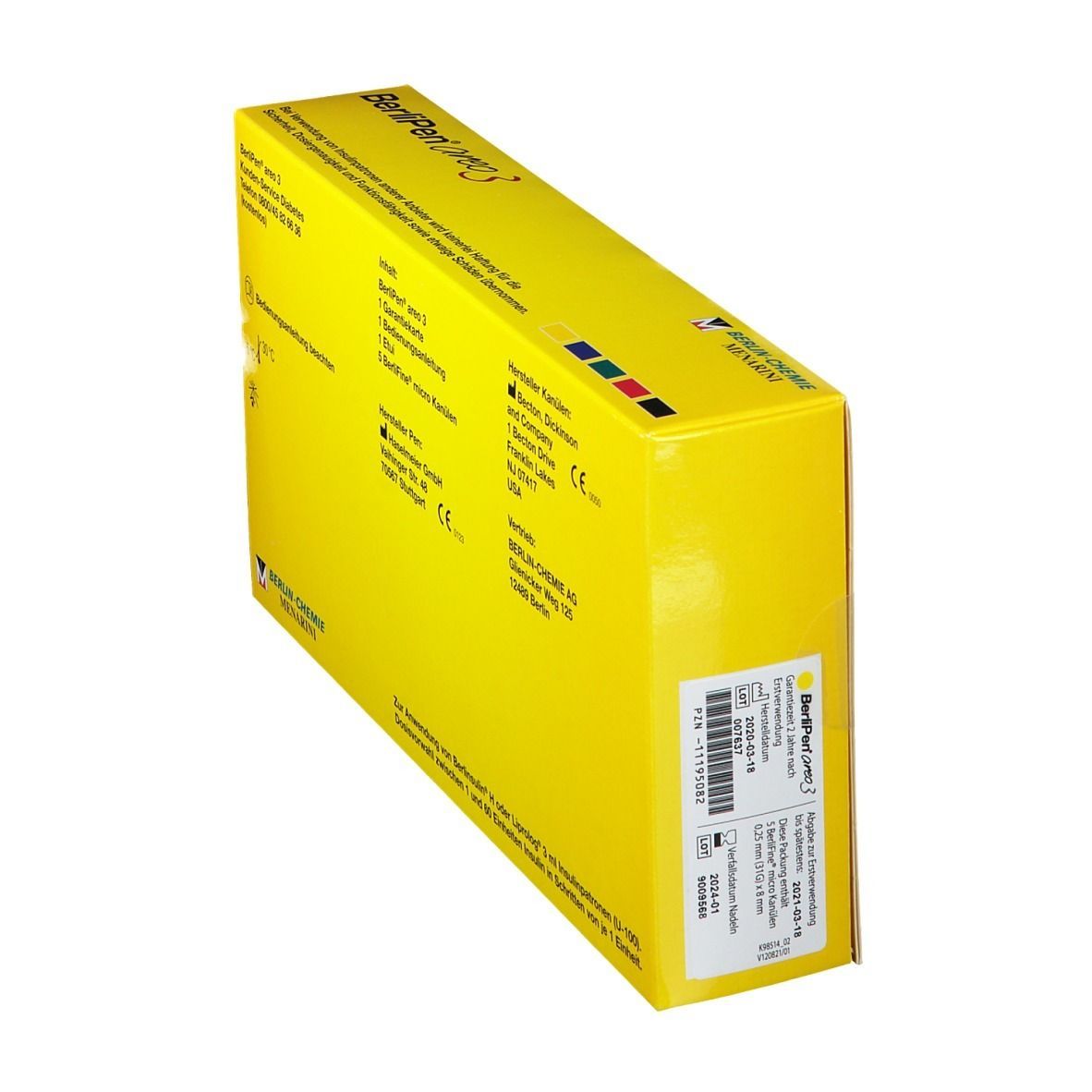 BerliPen® areo 3 gelb