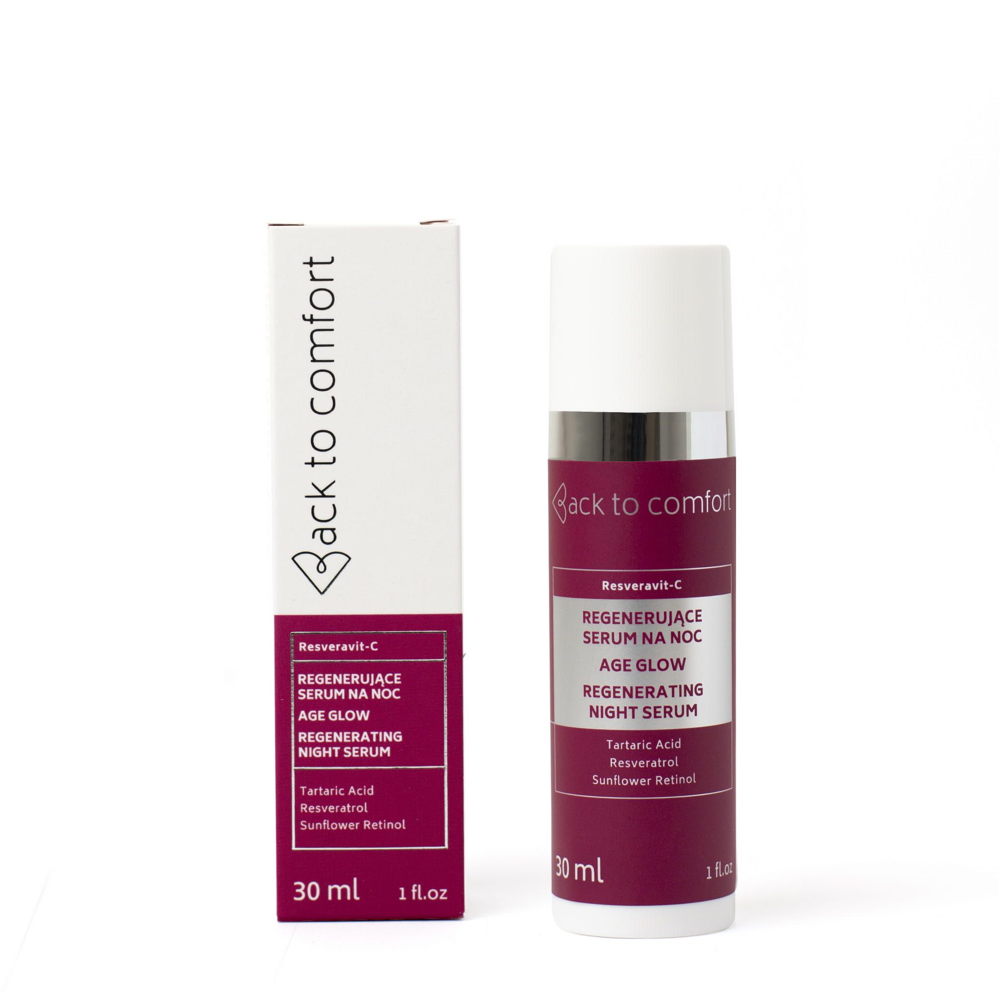 Back To Comfort Regenerierendes Nachtserum mit Resveratrol AGE GLOW