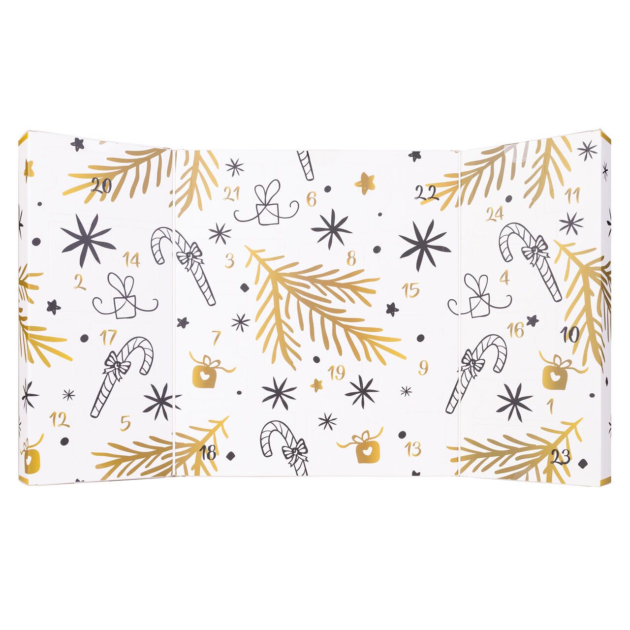 ACCENTRA, Adventskalender Dekorativkosmetik GOLD/WEIß