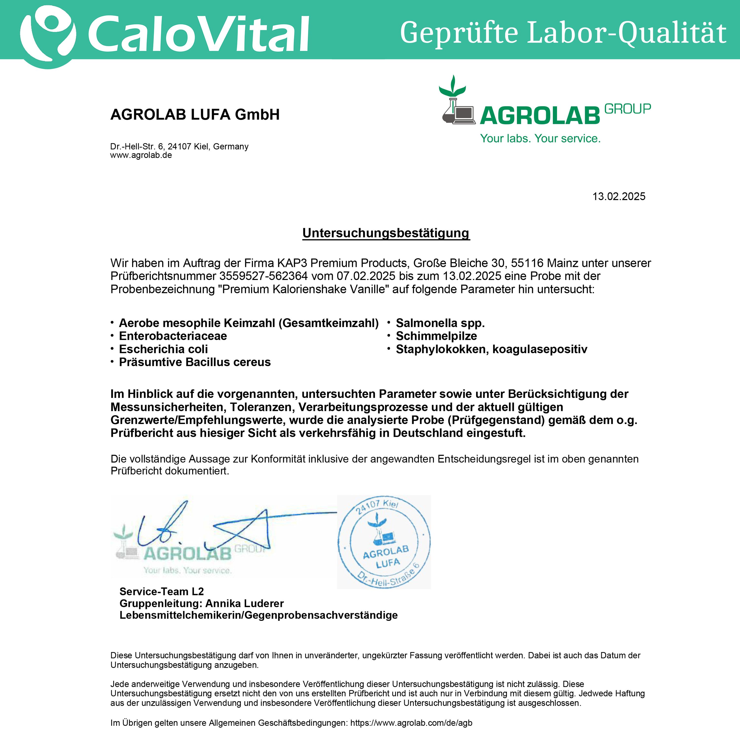 CaloVital Probierpaket | Hochkalorische Trinknahrung für Gewichtszunahme