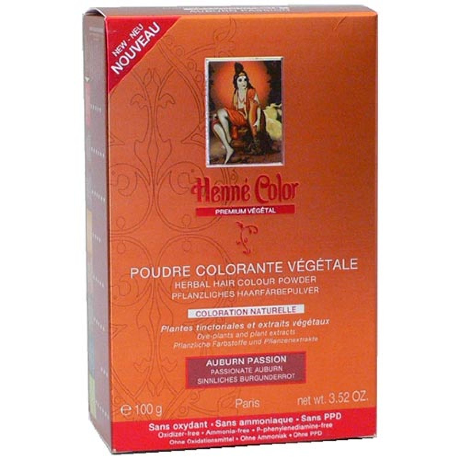 Henné Color Premium Vegetal Audacious Auburn Henna-Pulver