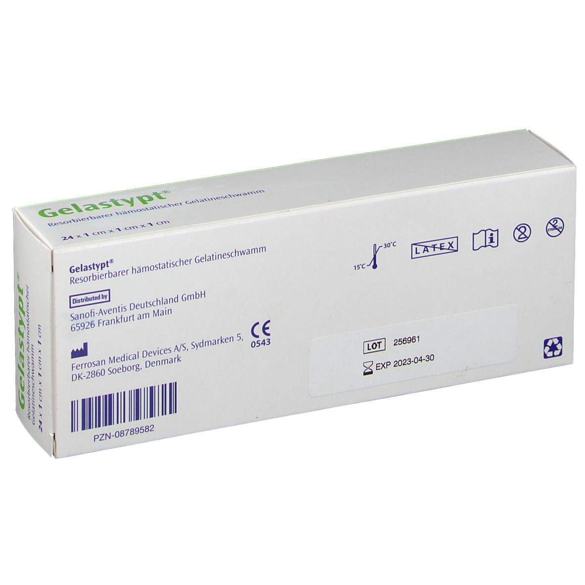 Gelastypt® Schwämme 10 x 10 x 10 mm steril