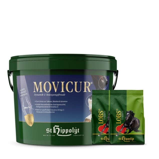 St. Hippolyt Movicur Bindegewebskur 10 kg & Lobs Belohnungswürfel 2 x 1 kg geschenkt
