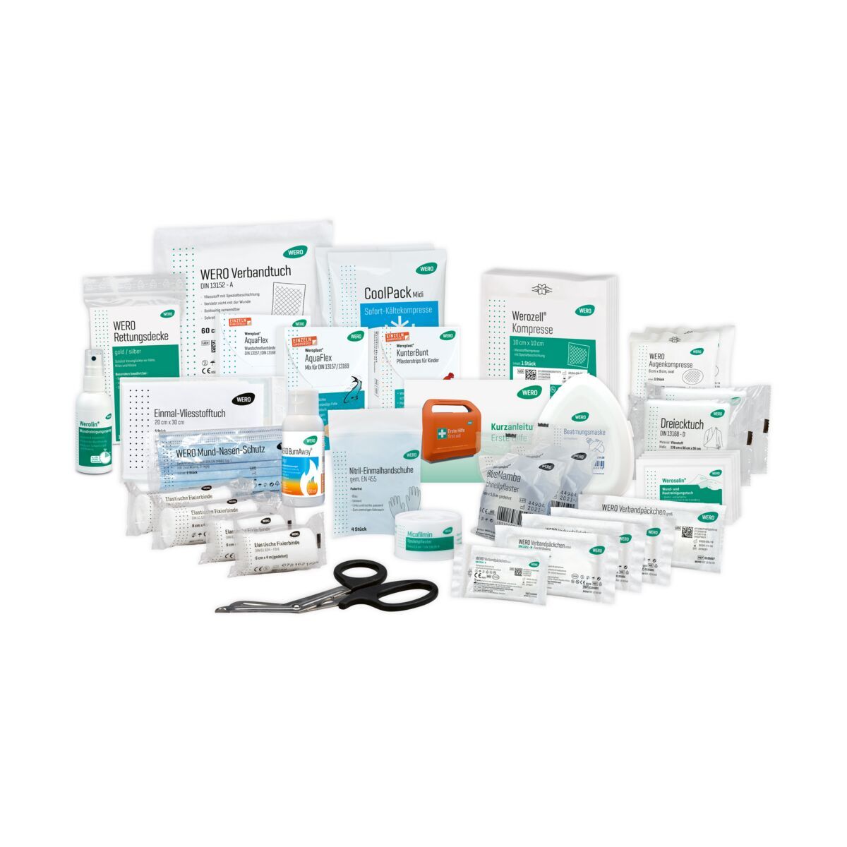 WERO Sanitätstasche Schwimmbad - Sonderfüllung inkl. DIN 13157
