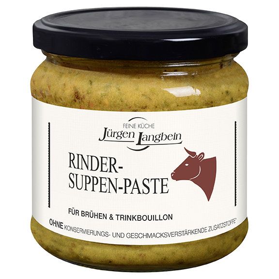 Jürgen Langbein Rinder-Suppen-Paste, im Glas