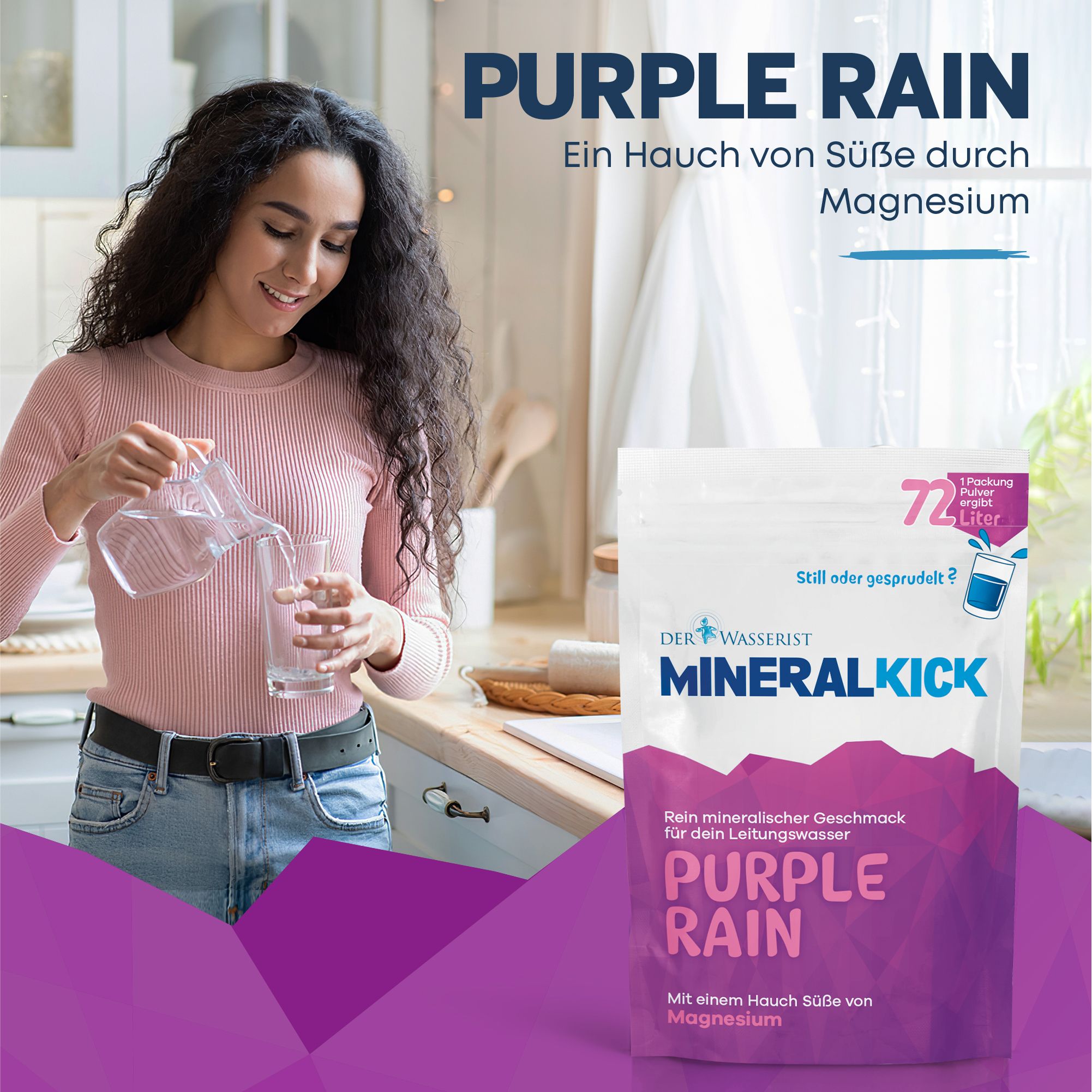 Der Wasserist MineralKICK PURPLE RAIN