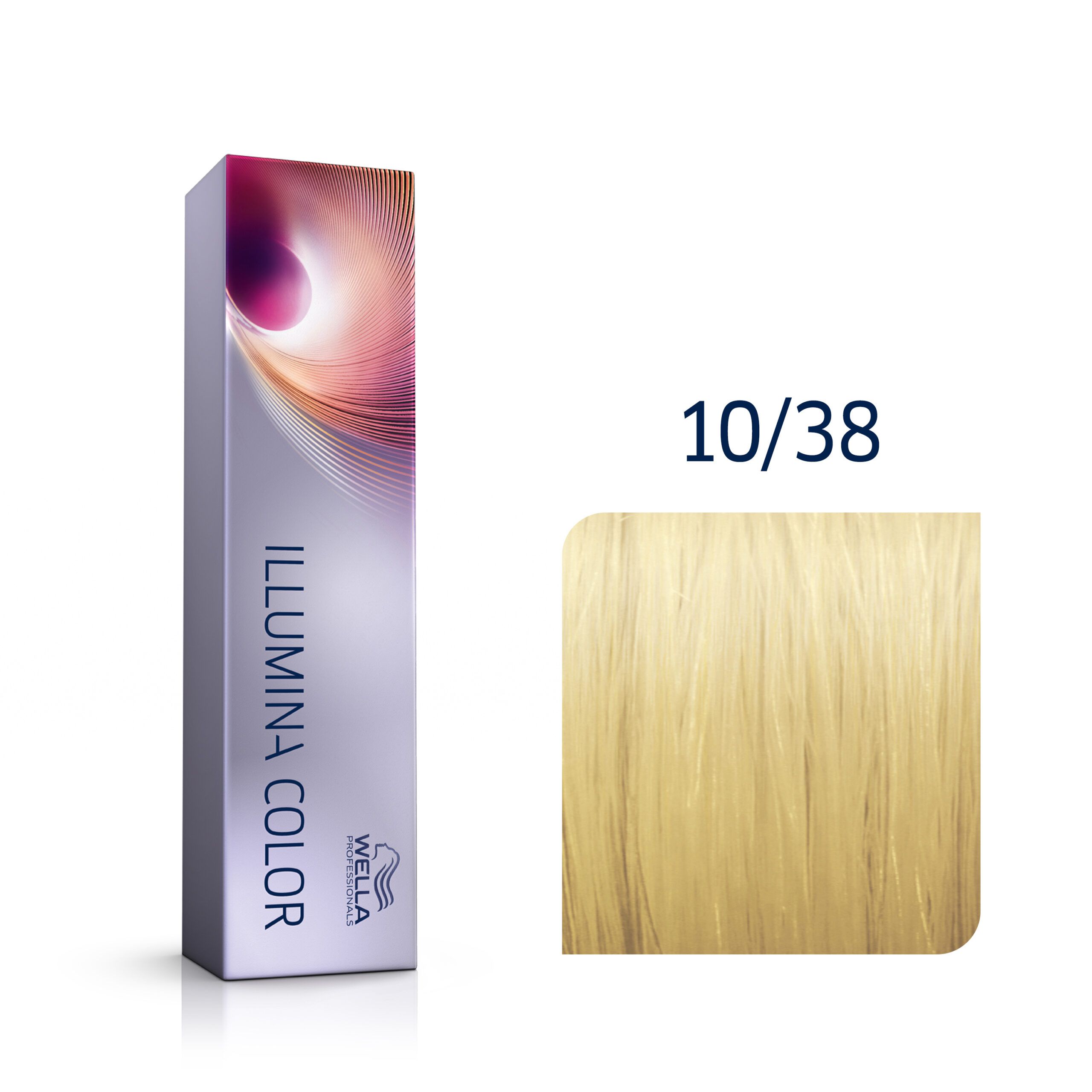 Wella Illumina Color 10/38 hell-lichtblond gold perl