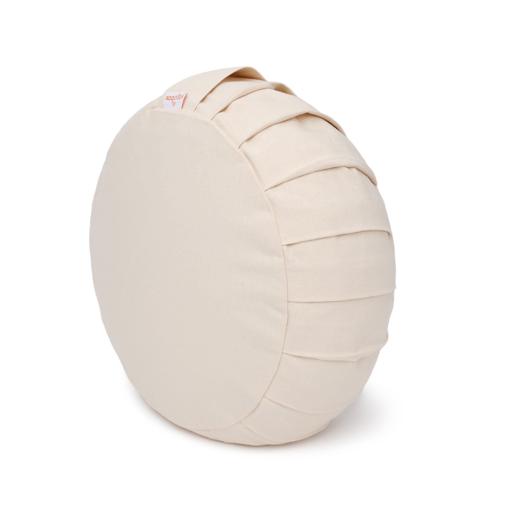 yogabox Meditationskissen / Yogakissen Zafu BASIC mit ZIP - natur - 31 x 31 x 15,0 cm